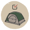 Gif of camping gear