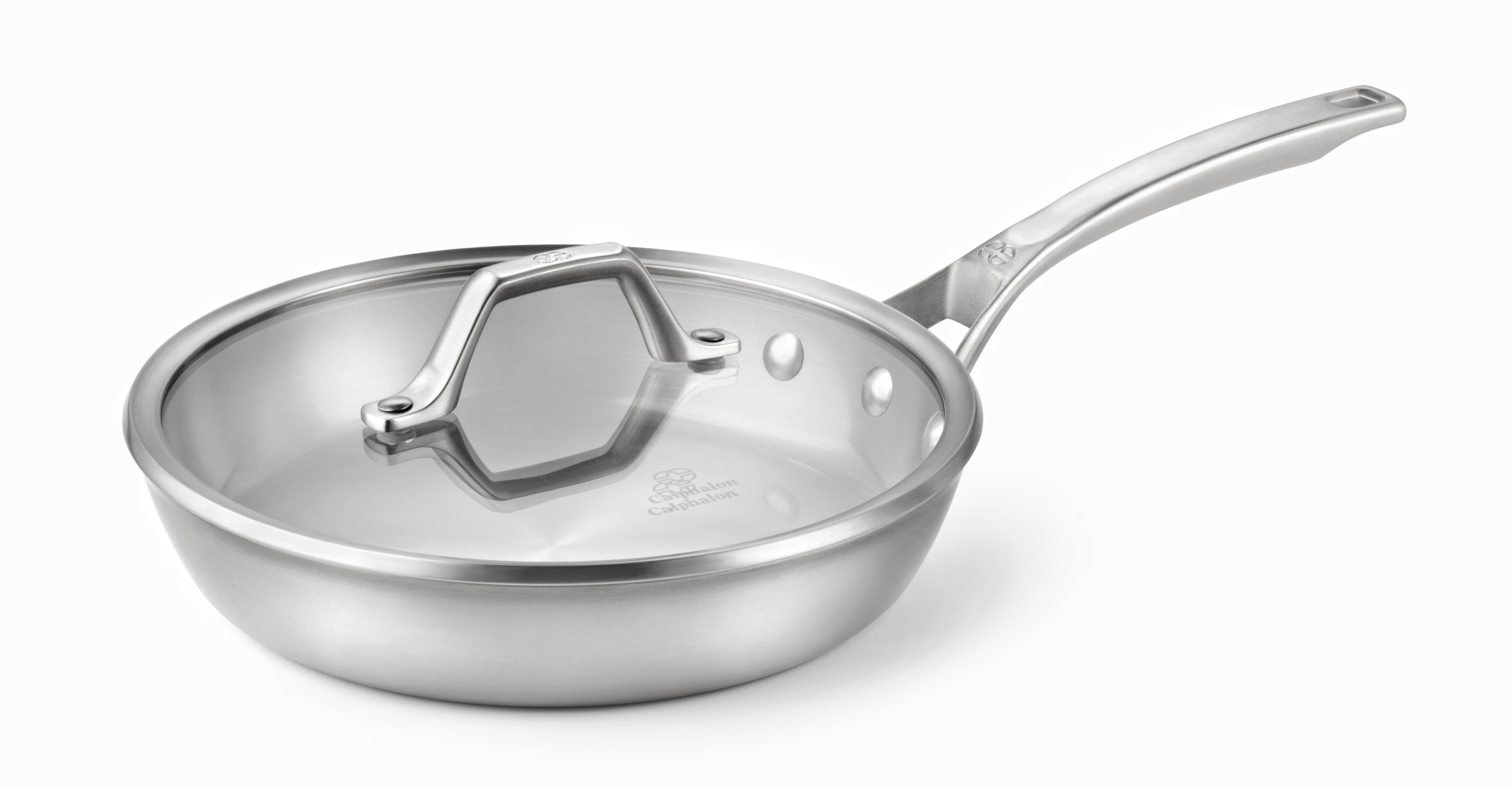 Calphalon Braiser 3Qt Anodized Aluminum Skillet 11 Wok Pan Sauté Pot No  Lid