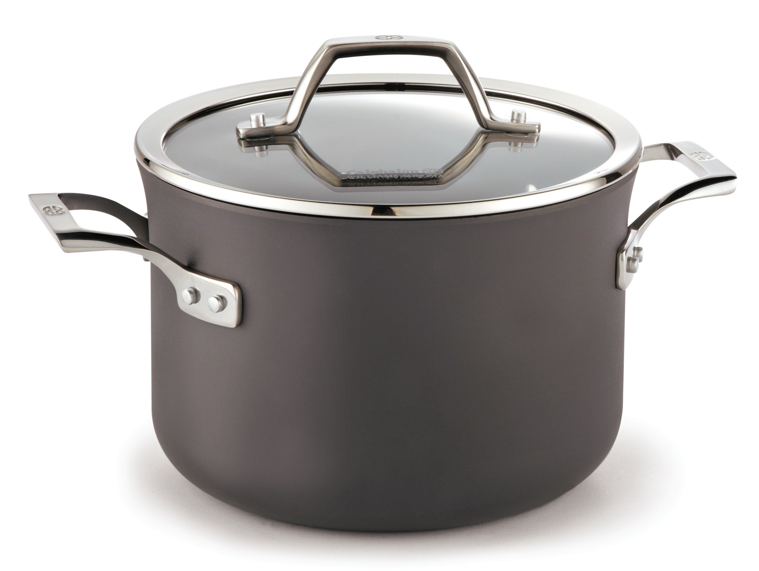 Williams-Sonoma Elite Hard-Anodized Nonstick 6-Quart Saute Pan