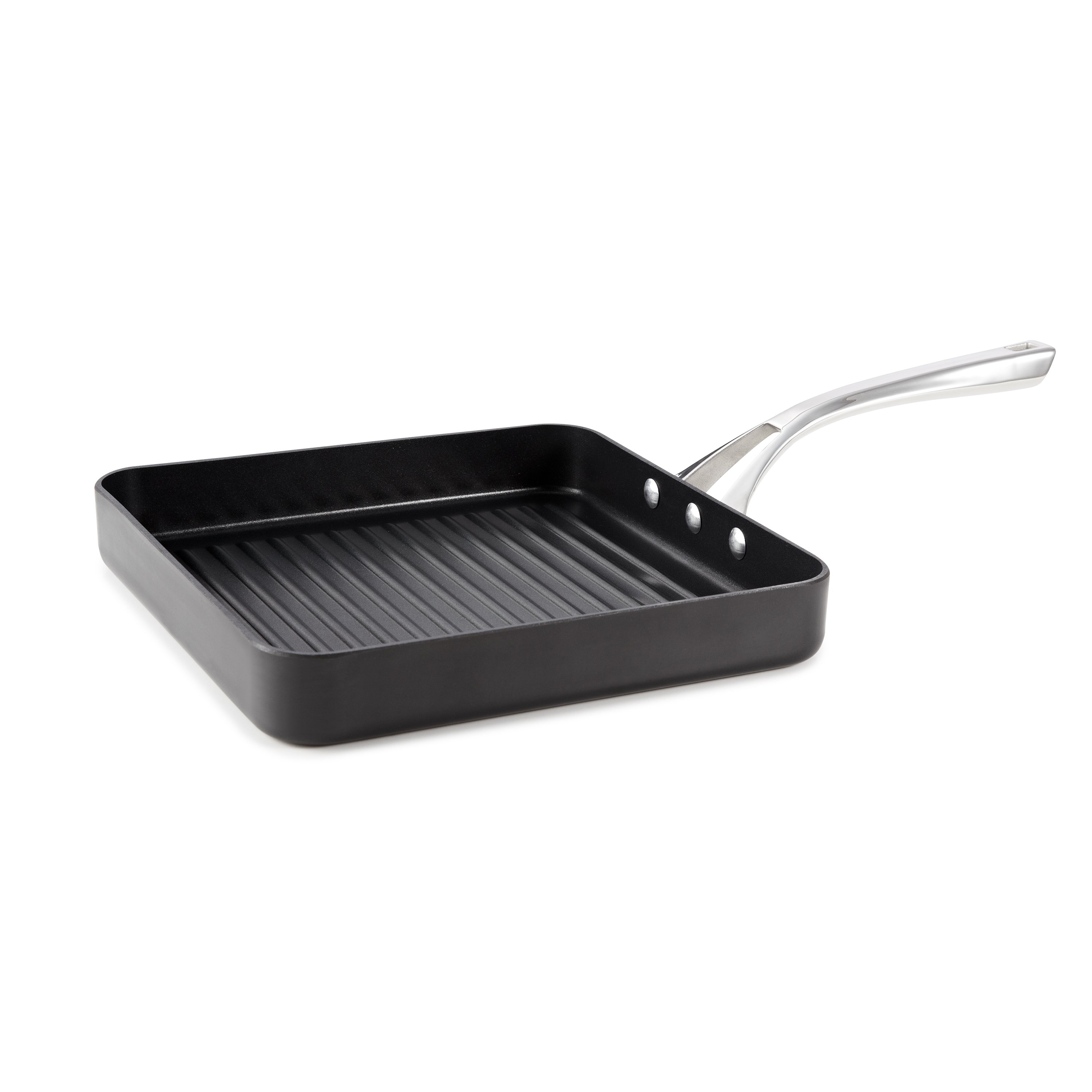 Calphalon Griddle Ribbed Frying Pan Nonstick 11 Square Hard-Anodized Grill  PSJ