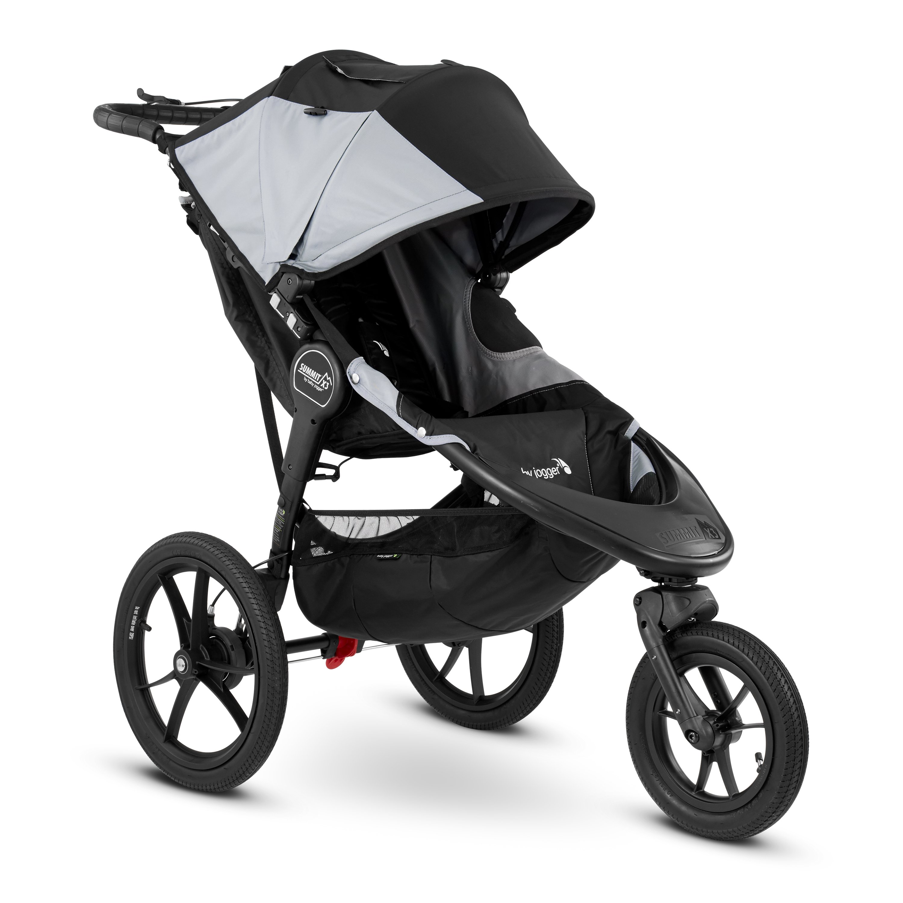 Baby Jogger Summit X3 Poussette de sport pliable à 3 roues avec