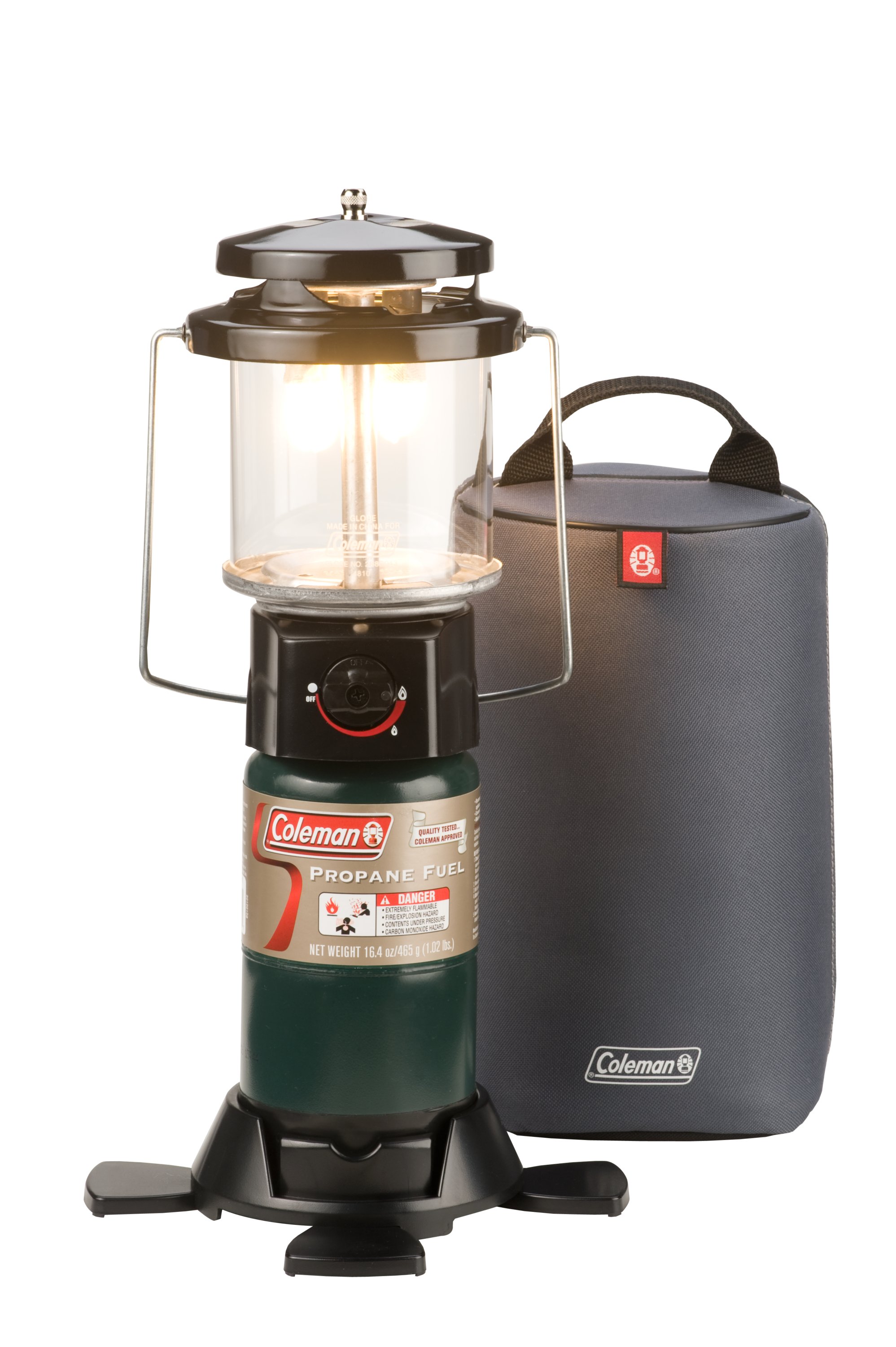 Great Condition Coleman Propane Lantern with Case 