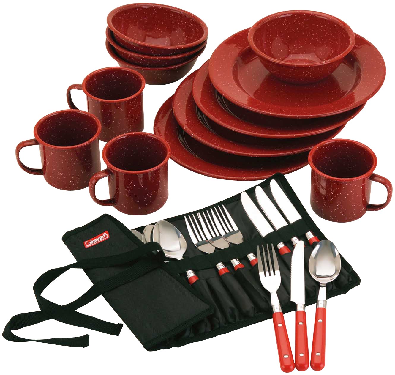 12 Piece Eating Utensils Set  NEW! Camping RV Hiking  4 Person Place Setting 