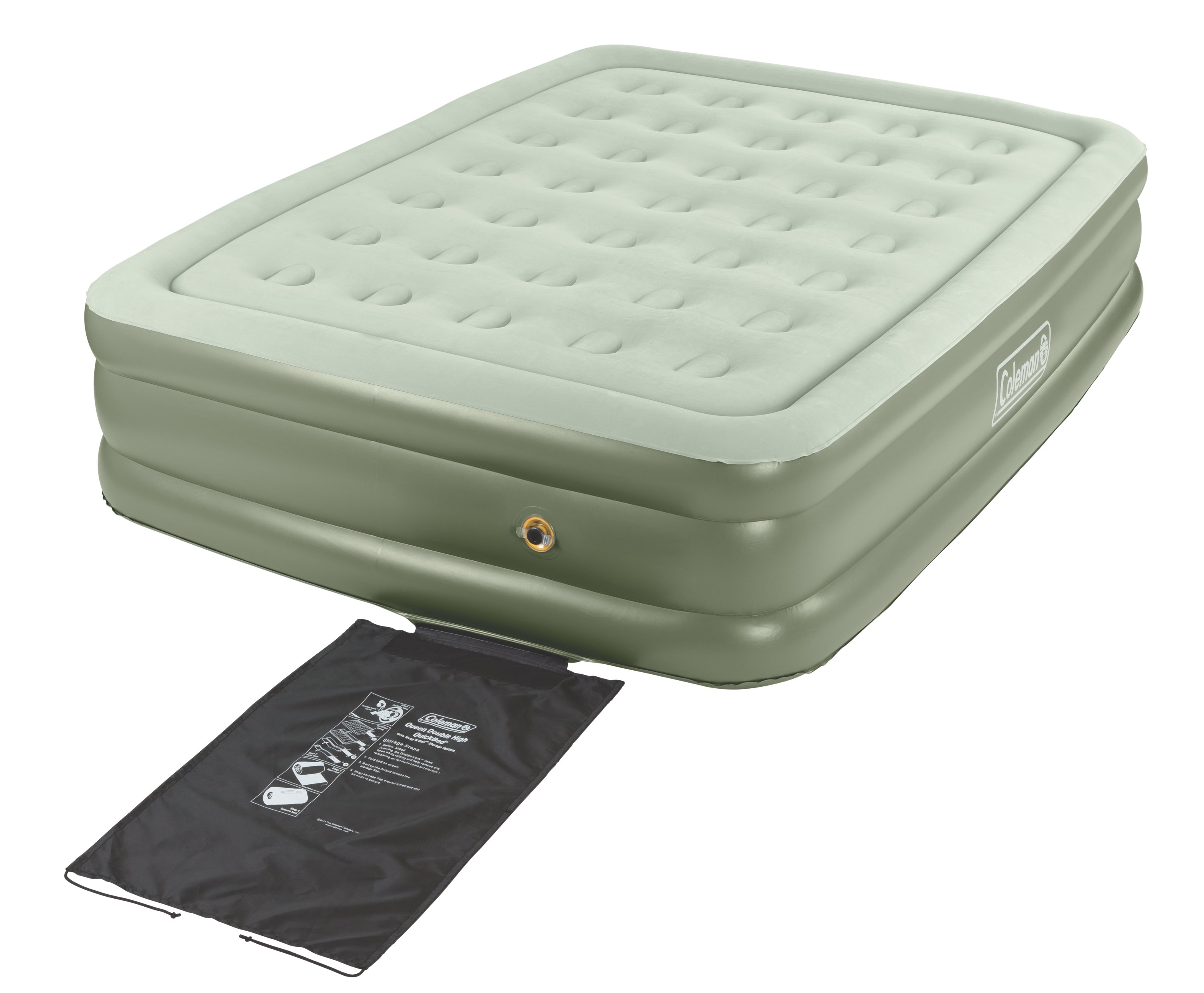 Coleman Support Rest Twin Elite Air Bed with Built-In Pump 20"