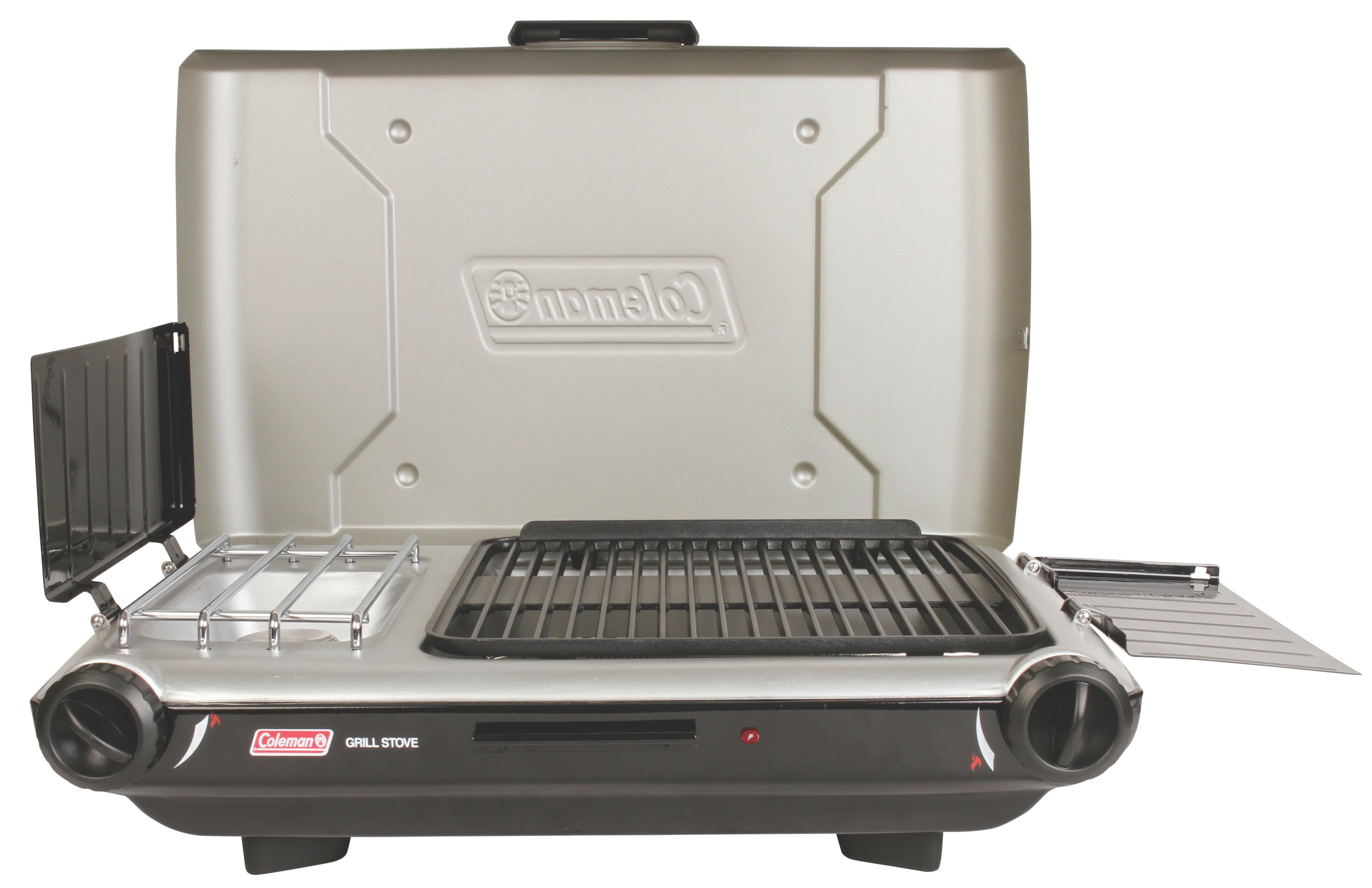 Deluxe Tabletop Propane 2-in-1 Grill/Stove, 2-Burner | Coleman