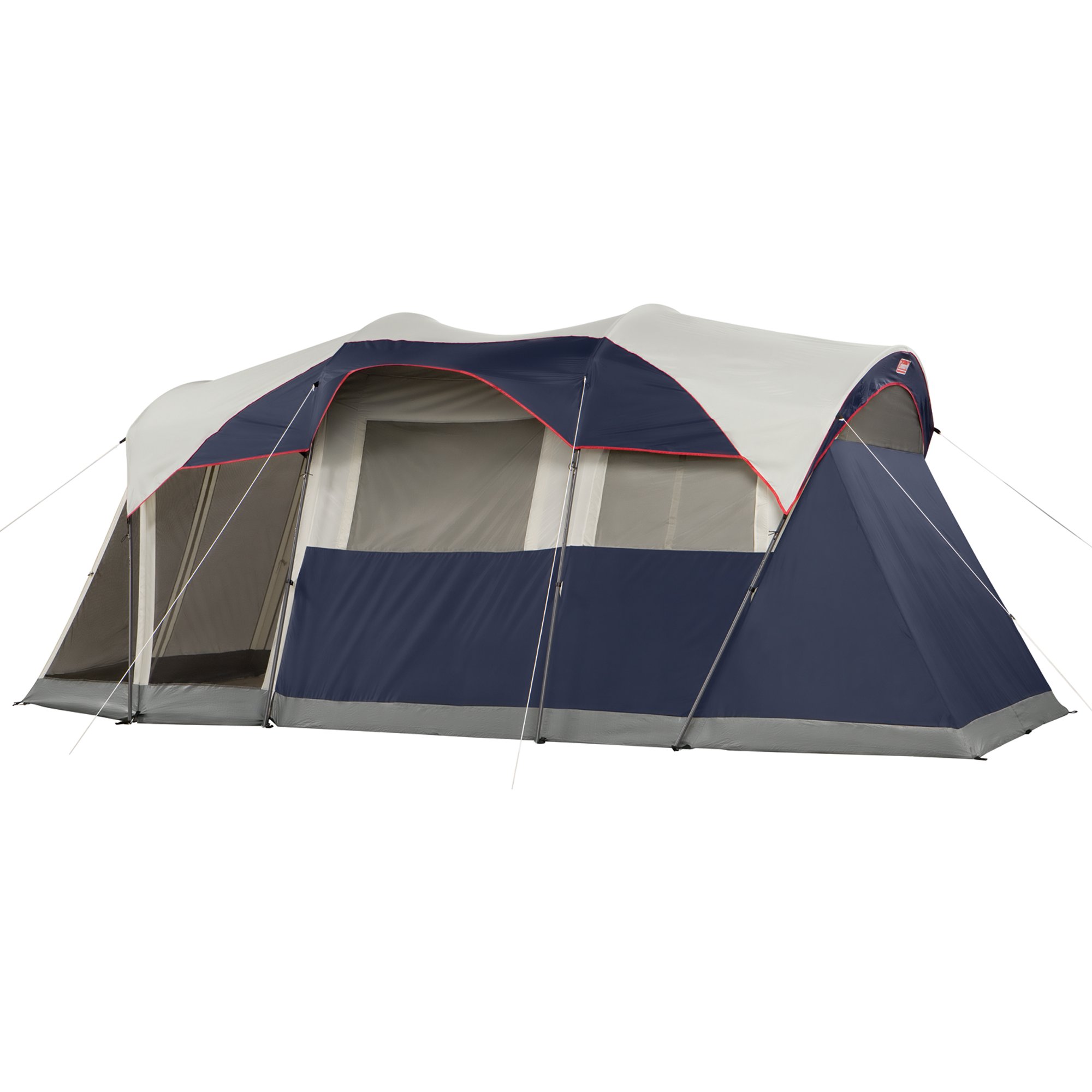 Coleman Lighted Tent w/ Screen Room 6 Person Weather Master Outdoor Camping New 