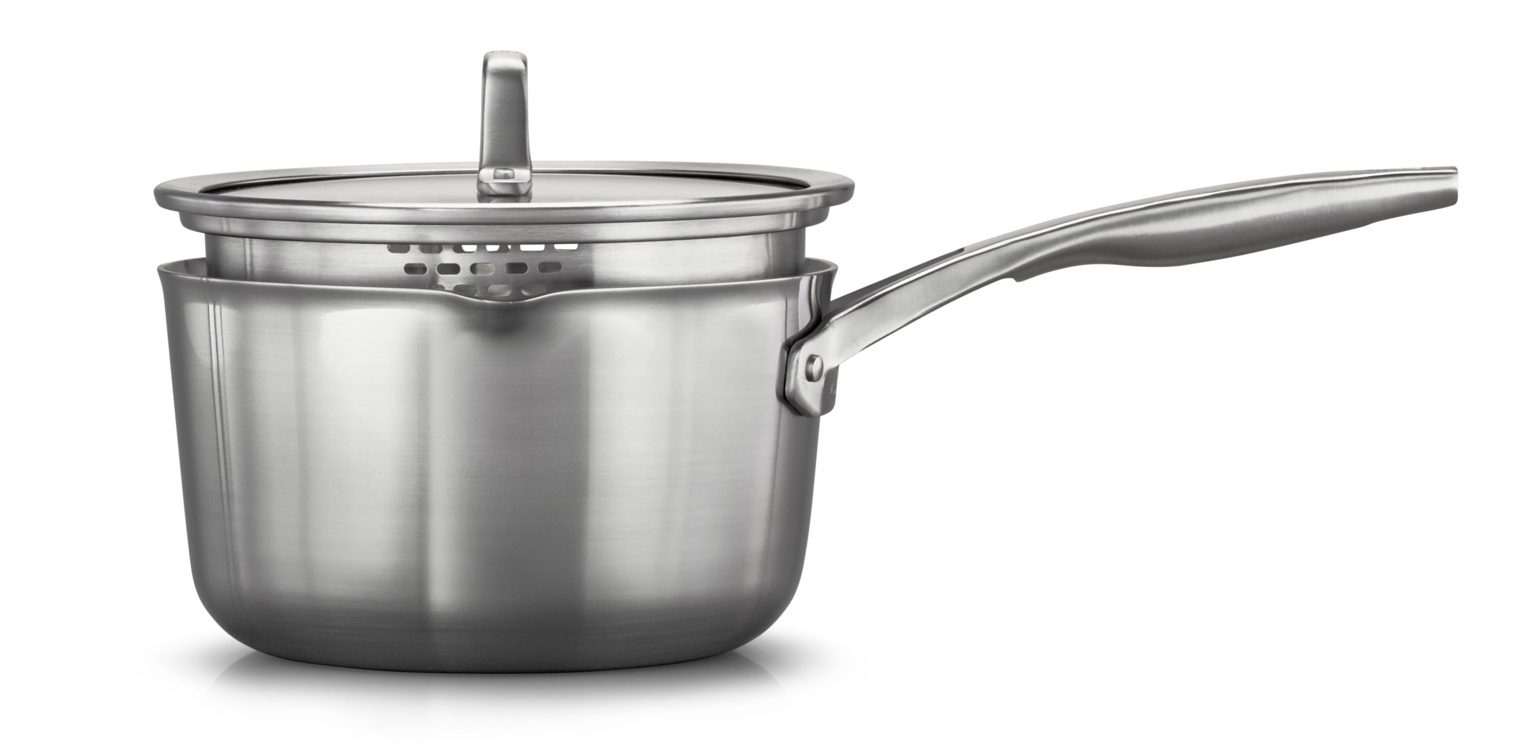 Cook N Home 3 Quart Stainless Steel Saucepan Sauce Pot with Lid