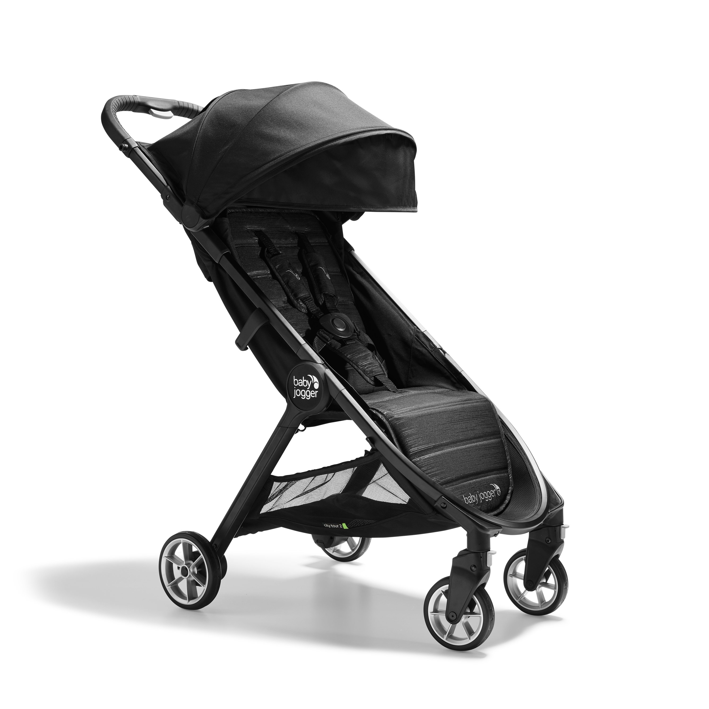 Baby Jogger City Tour Lux Lightweight Compact Travel Stroller Granite w/ Bag NEW 