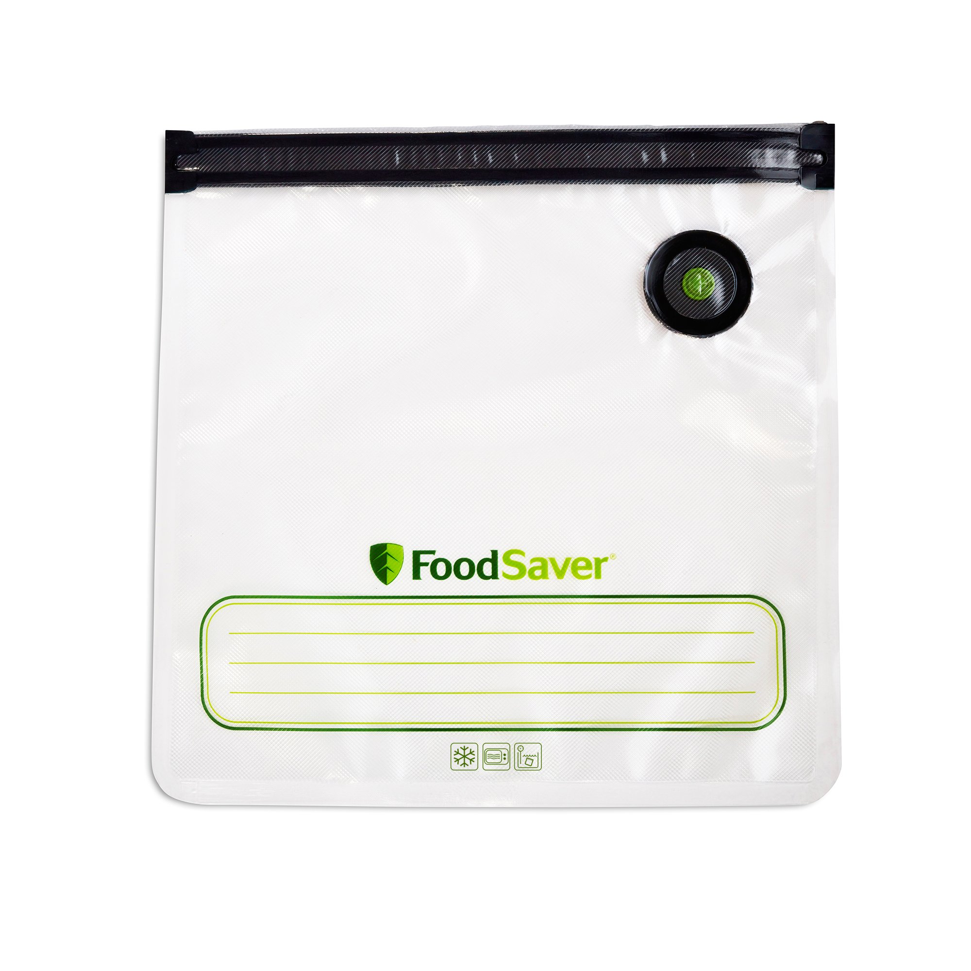 FoodSaver Reusable Gallon Vacuum Zipper Bags, for Use with