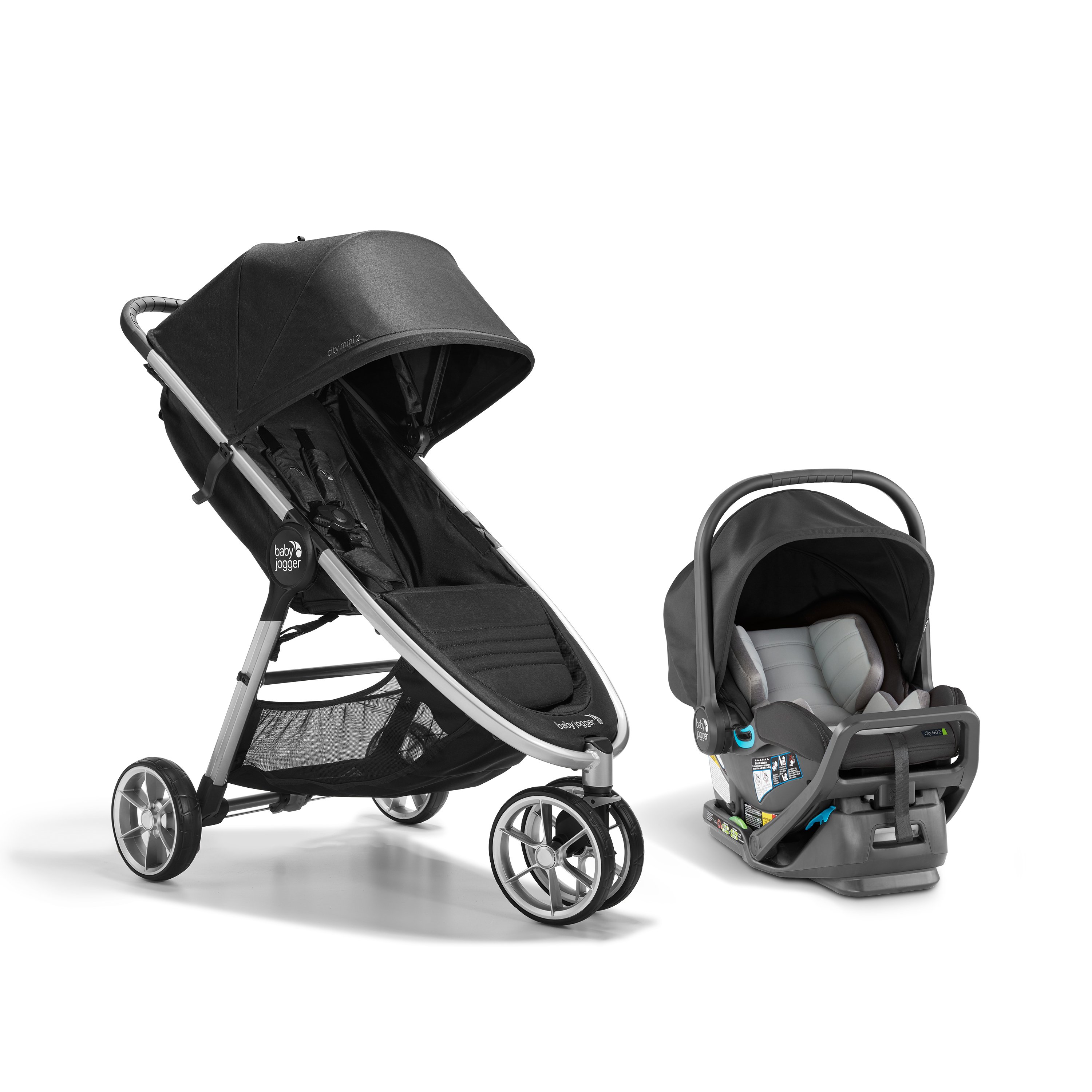 Baby Jogger City Mini Compact Lightweight 3-wheel Stroller NEW 6 COLOR CHOICES 