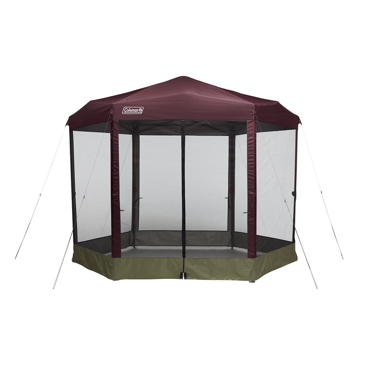 Screened in shop canopy tent