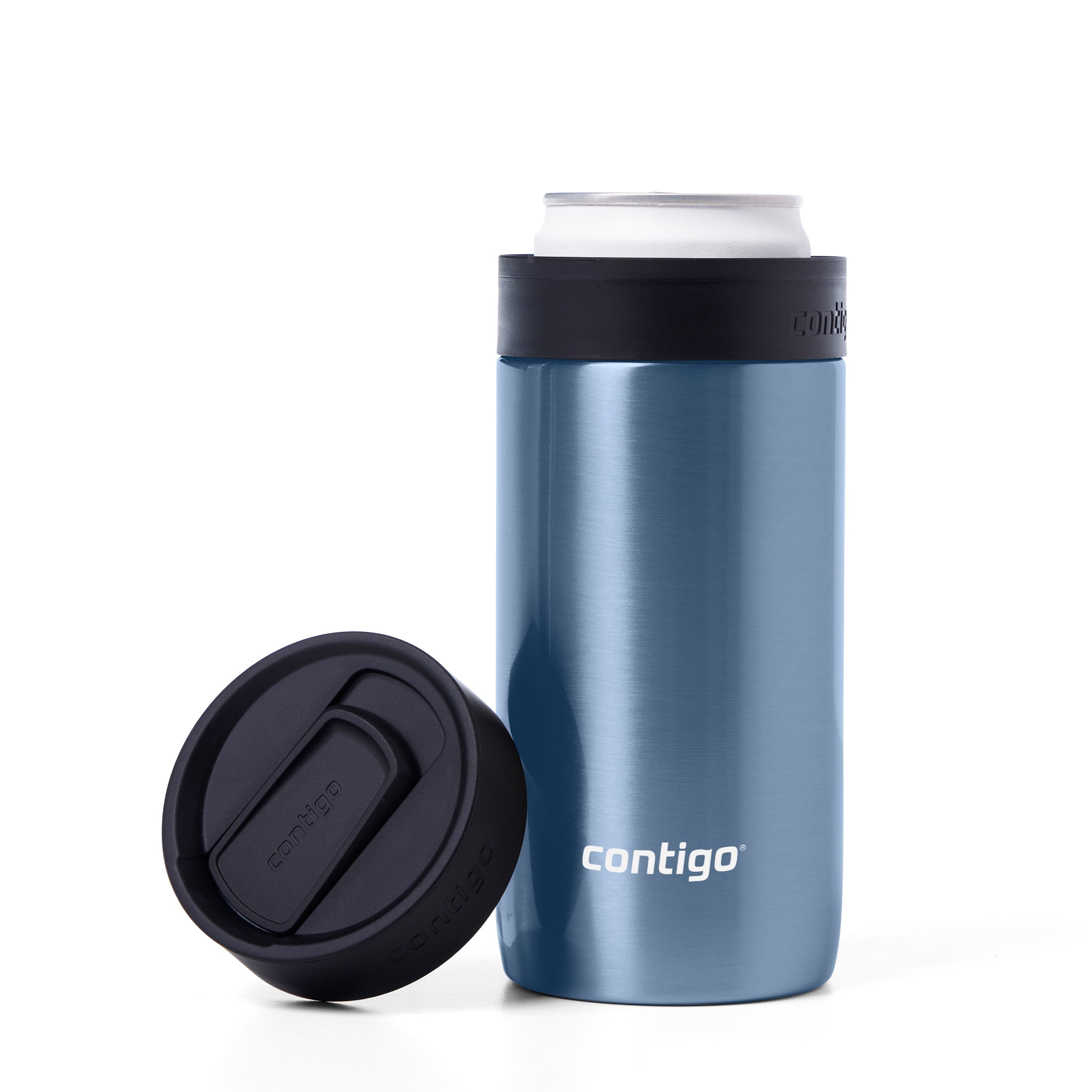 2-in-1 Stainless Steel Skinny Can Cooler & Travel Tumbler