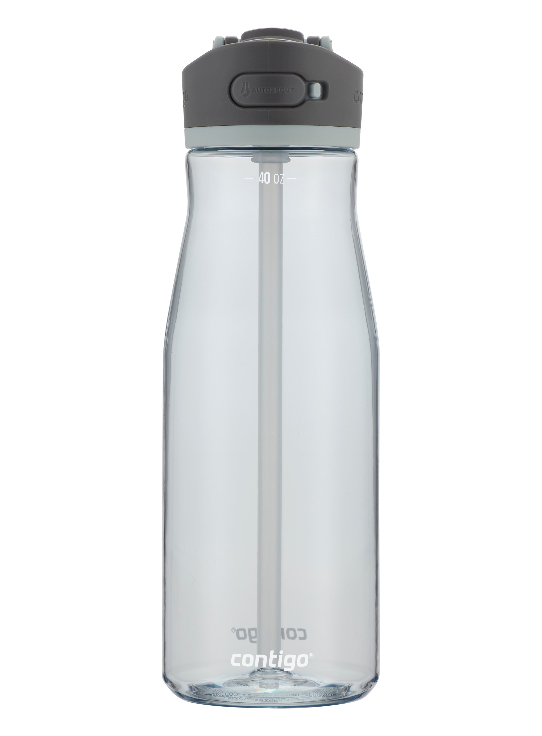 Contigo ASHLAND 2.0 Tritan Water Bottle with AUTOSPOUT® Lid, Licorice, 40 oz