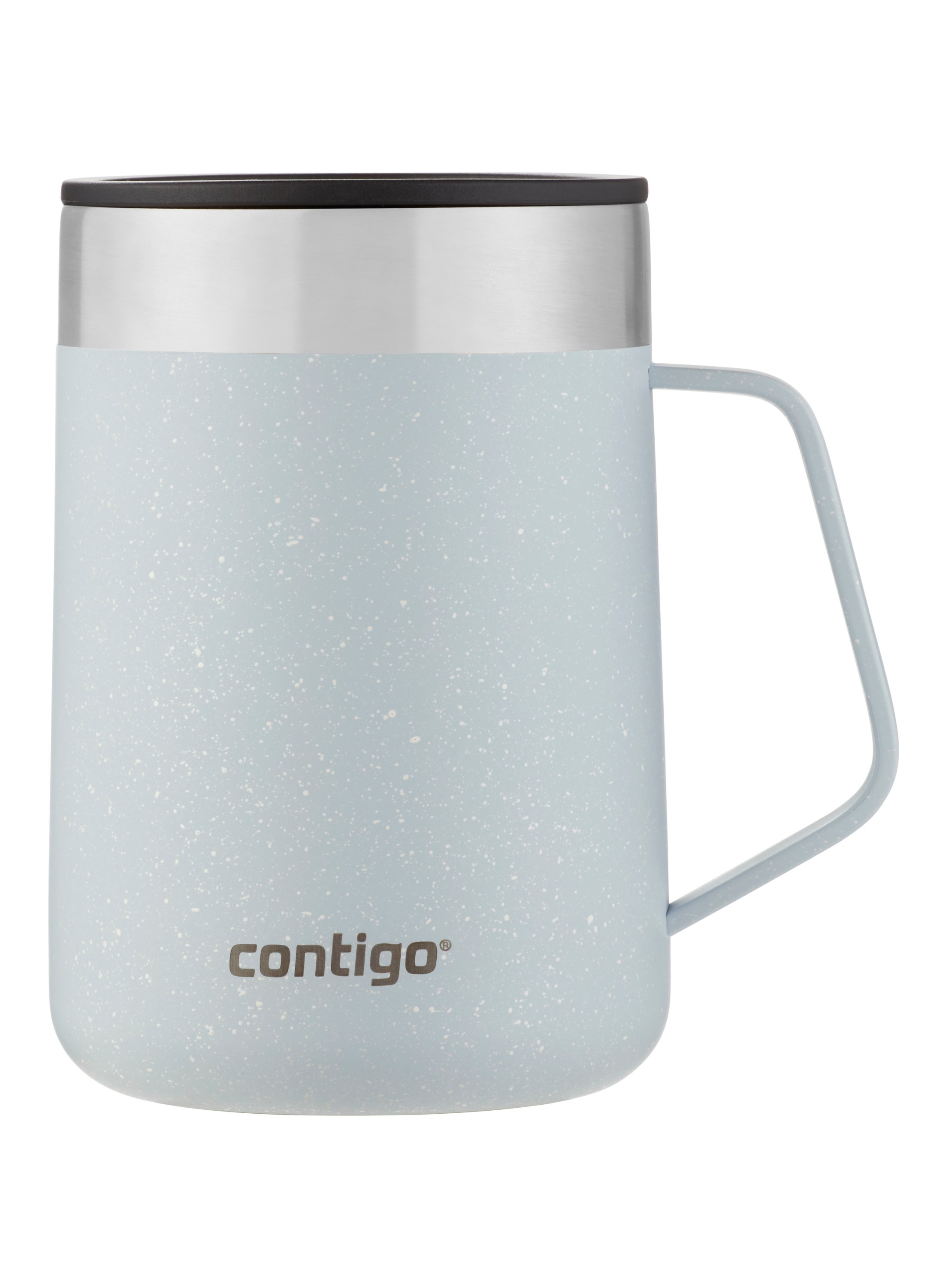 Contigo, Dining, Contigo Silver Black Metal 6 Oz Travel Mug Coffee Cup