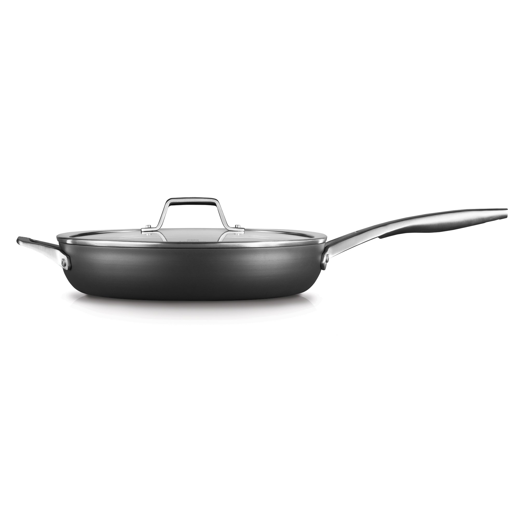 Calphalon Classic 12 Hard-Anodized Nonstick Fry Pan, Black