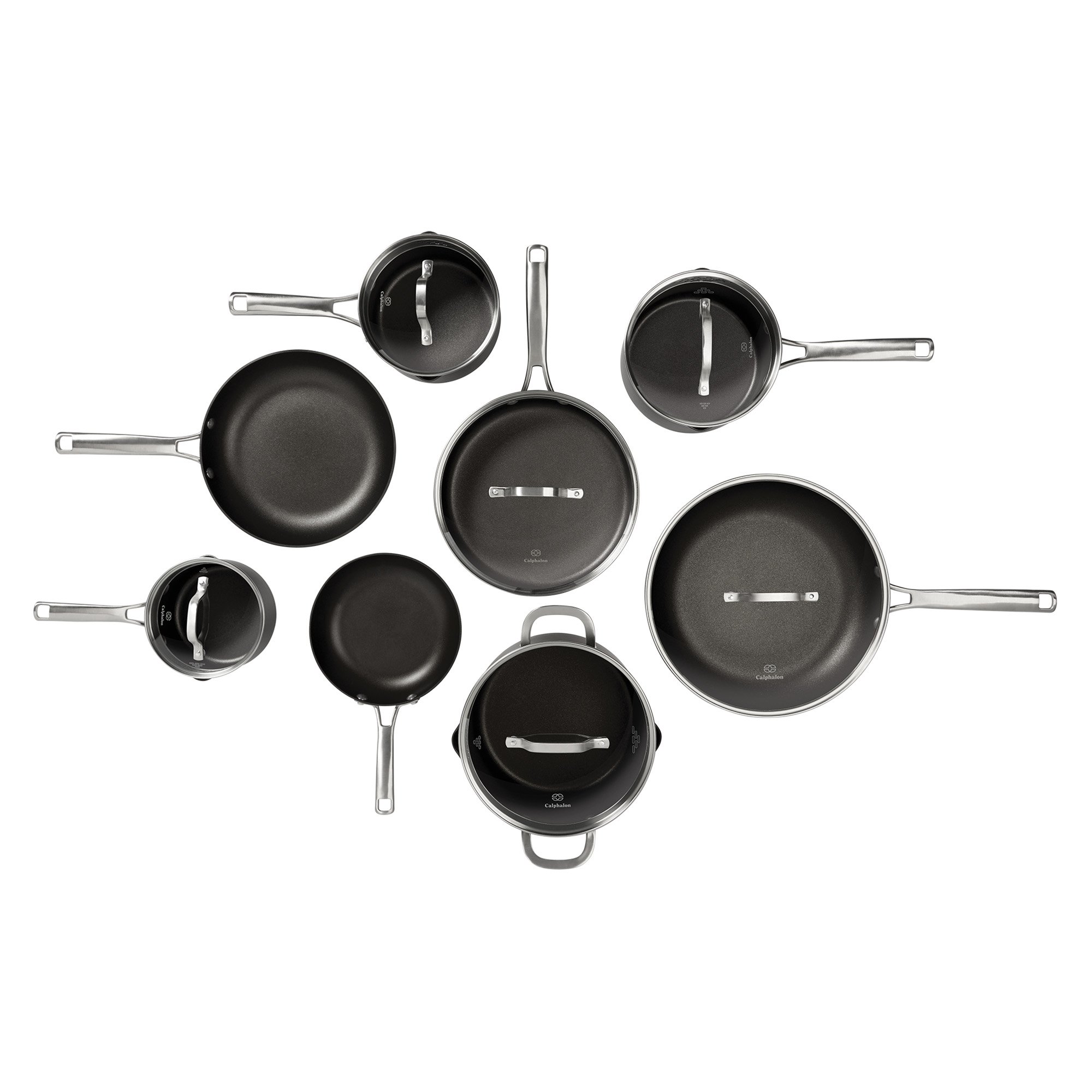 Calphalon Classic 12 Hard-Anodized Nonstick Fry Pan, Black