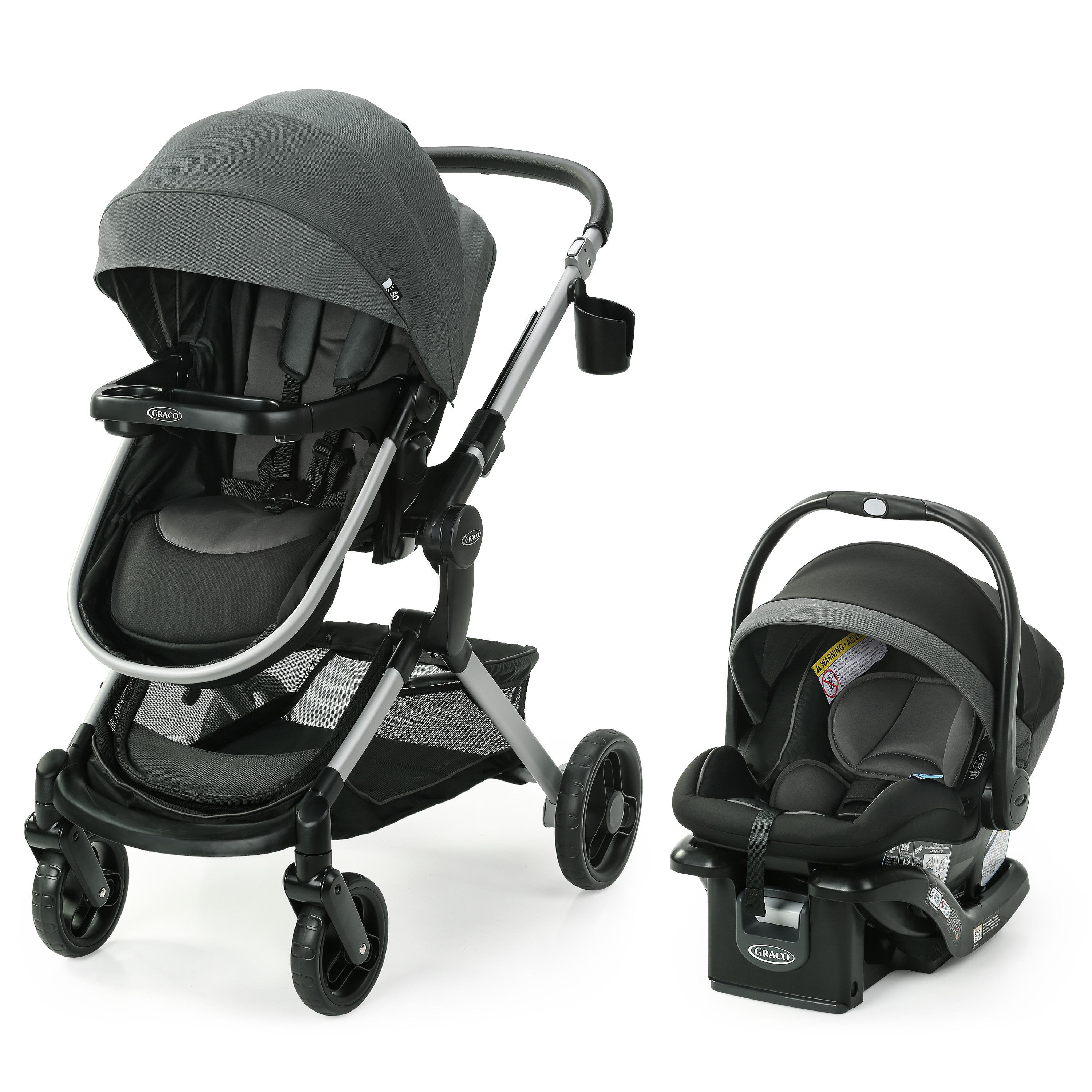 Graco double stroller 2025 and carseat combo