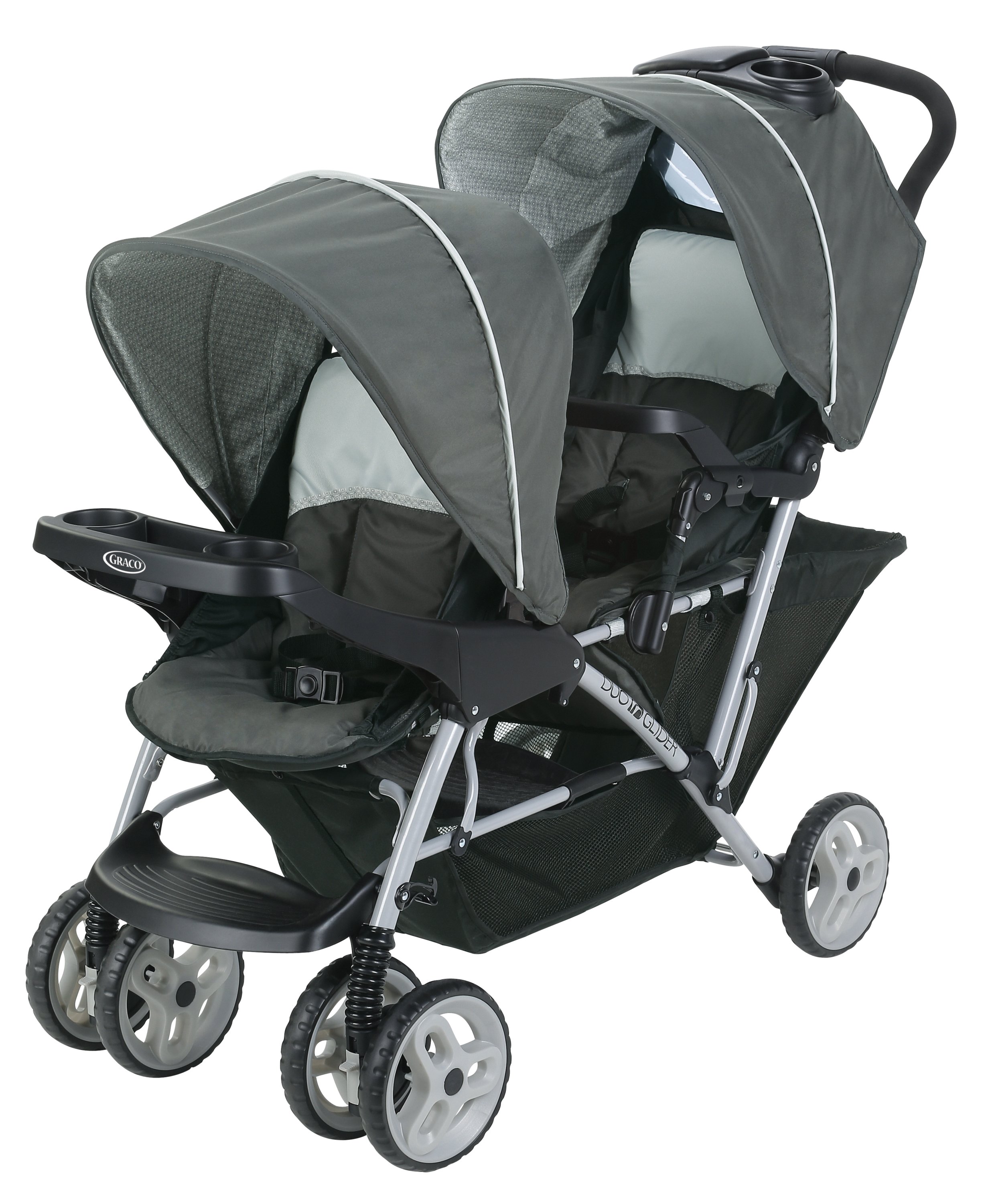  Toddler Stroller for Twins Side by Side, Detachable 2