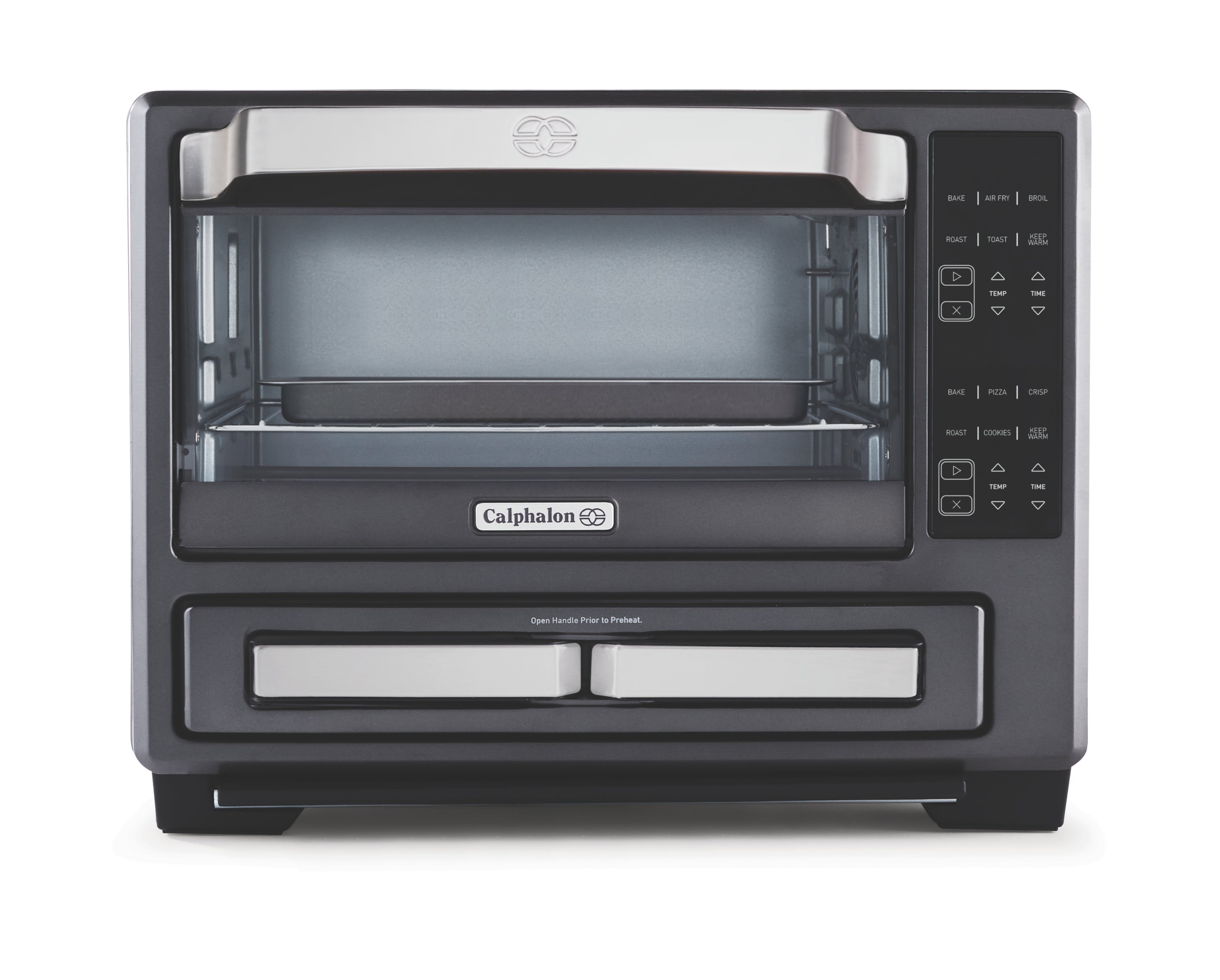 Calphalon Performance Dual Oven with Air Fry, Dark Stainless