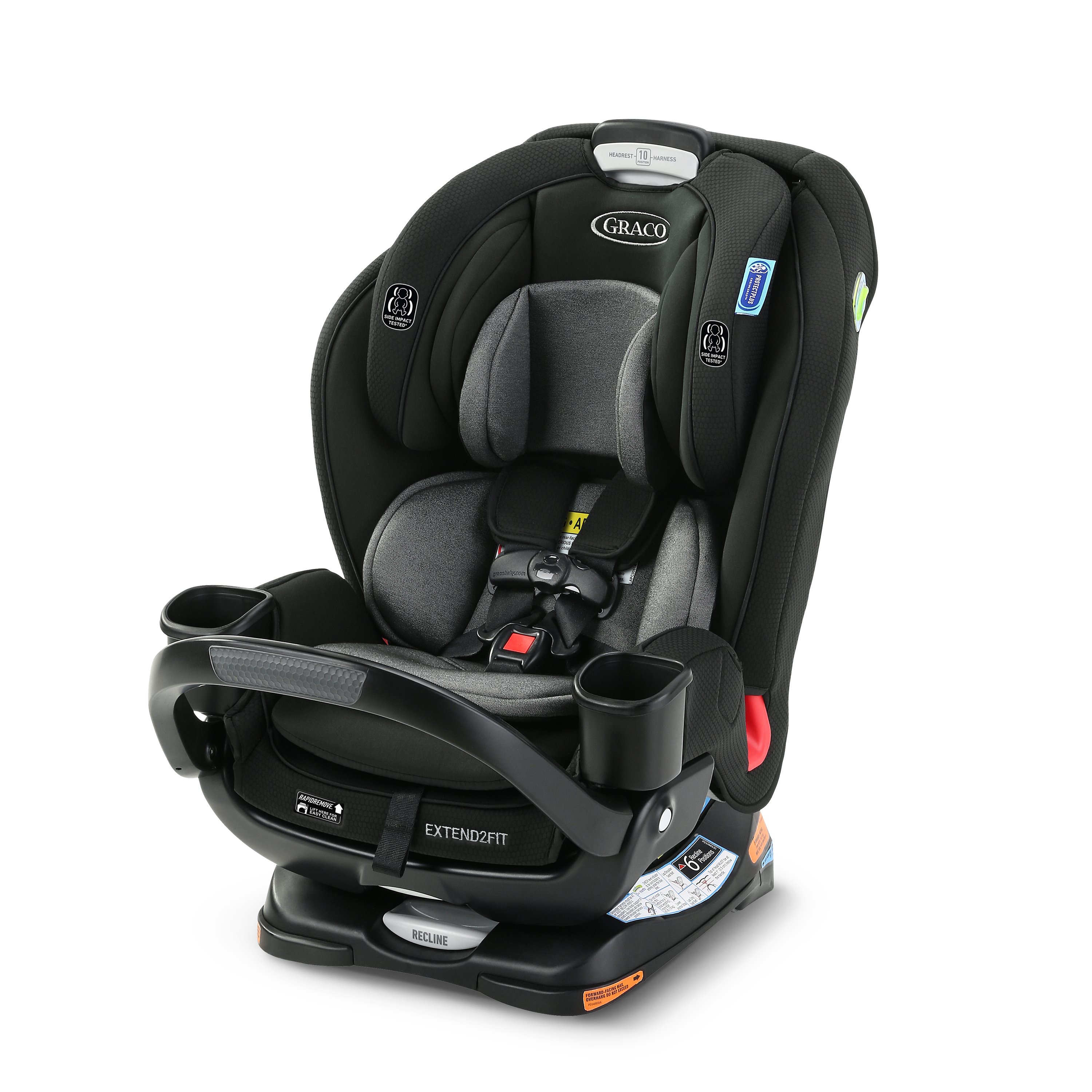 Graco extend2fit convertible car 2025 seat featuring safety surround