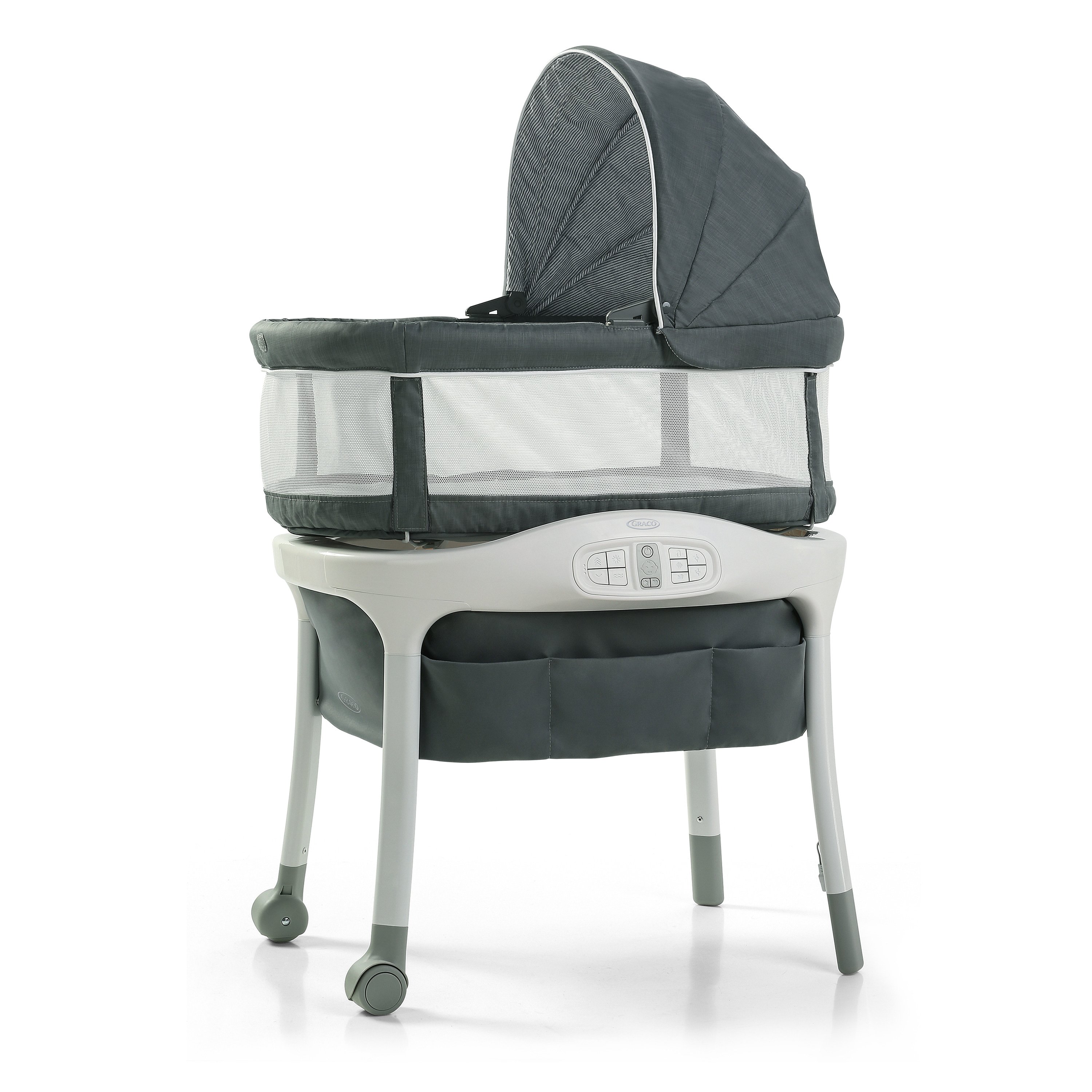 Bassinet that rocks 2024 baby to sleep