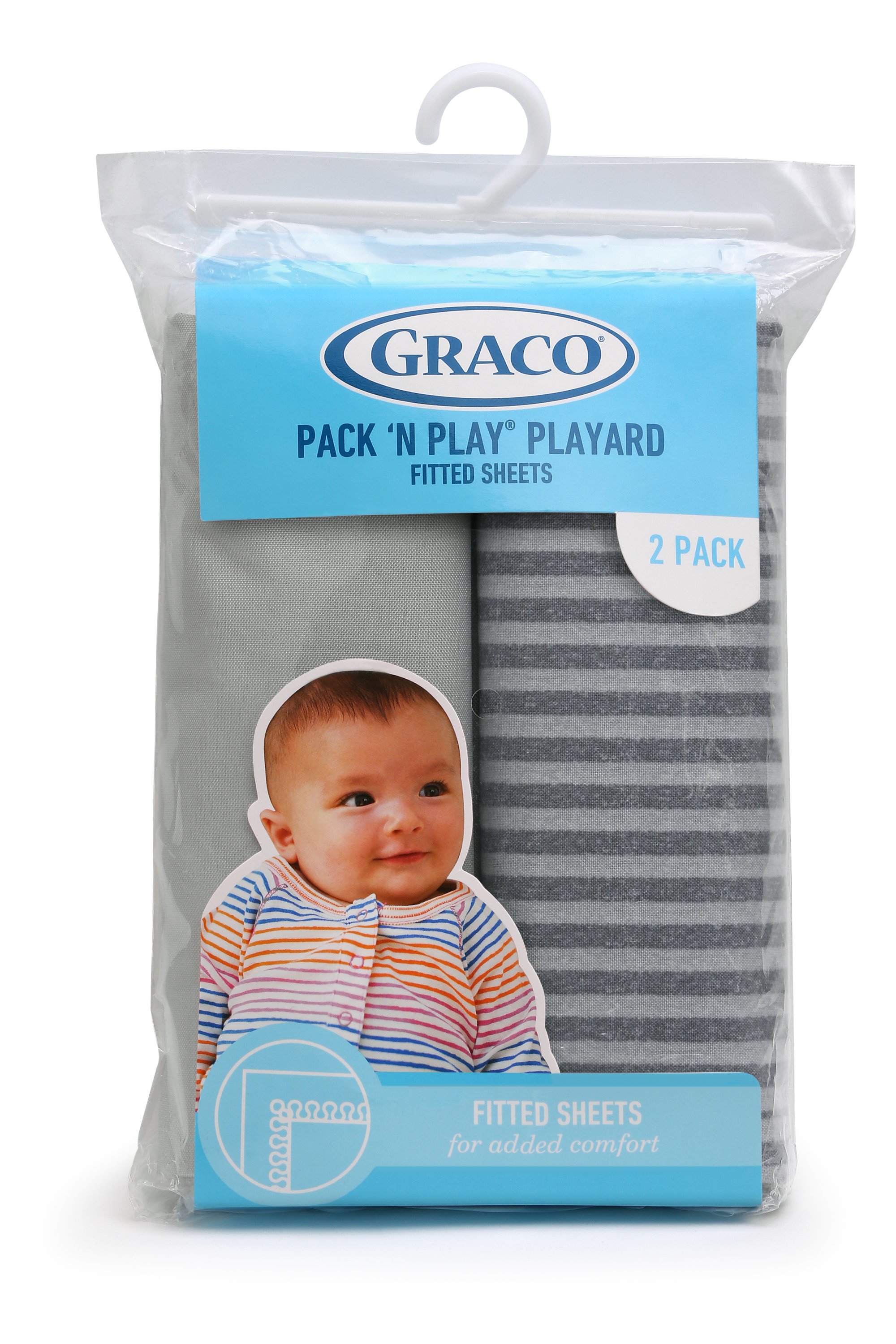 Pack 'n Play® Playard Fitted Sheets, 2 Pack | Graco Baby