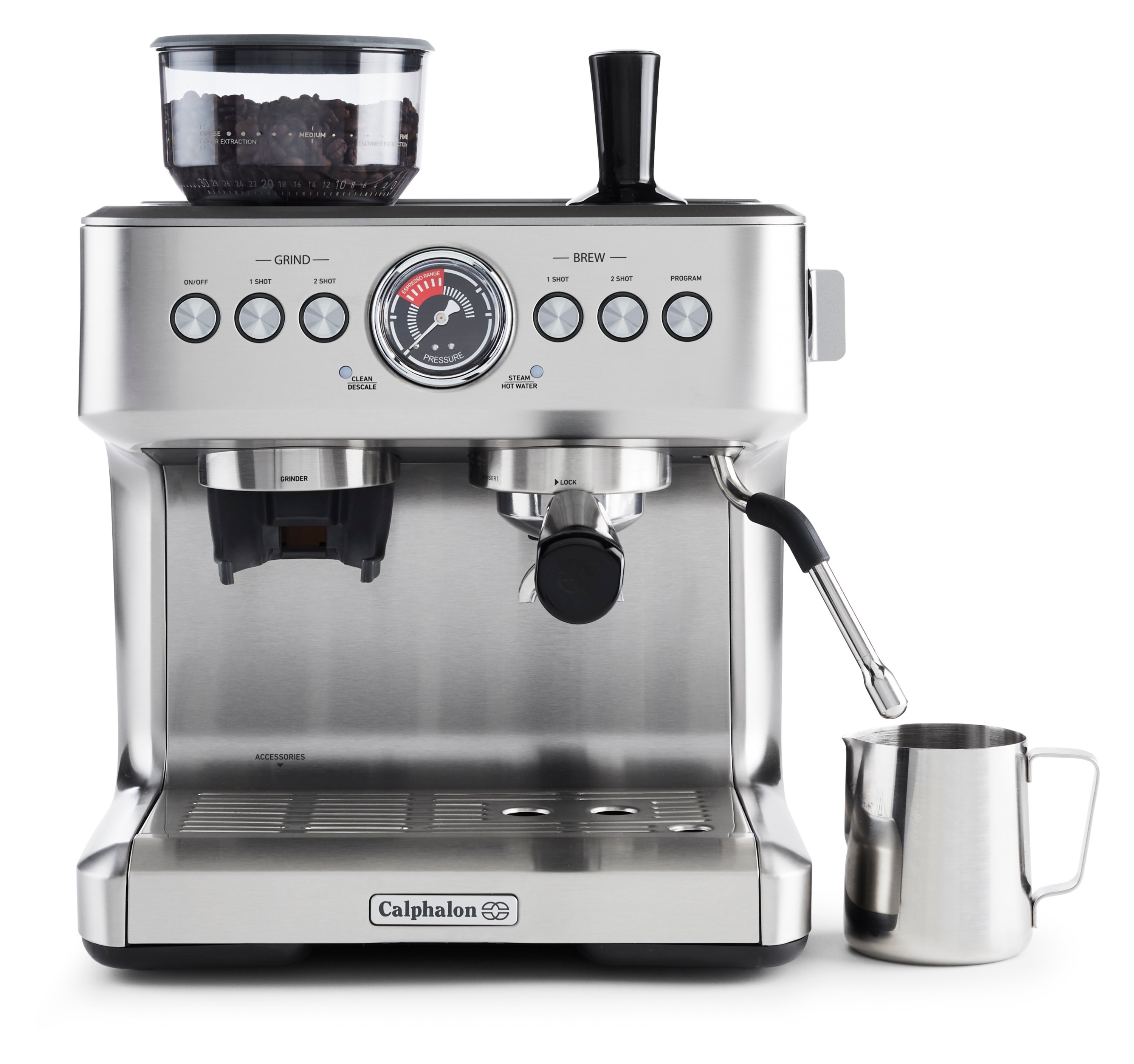 https://newellbrands.scene7.com/is/image//NewellRubbermaid/BVCLECM-PMPMNBM-SS-Calphalon-Electrics-Temp-IQ-Espresso-Machine-Accessories-stainless-steel-straight-on-2