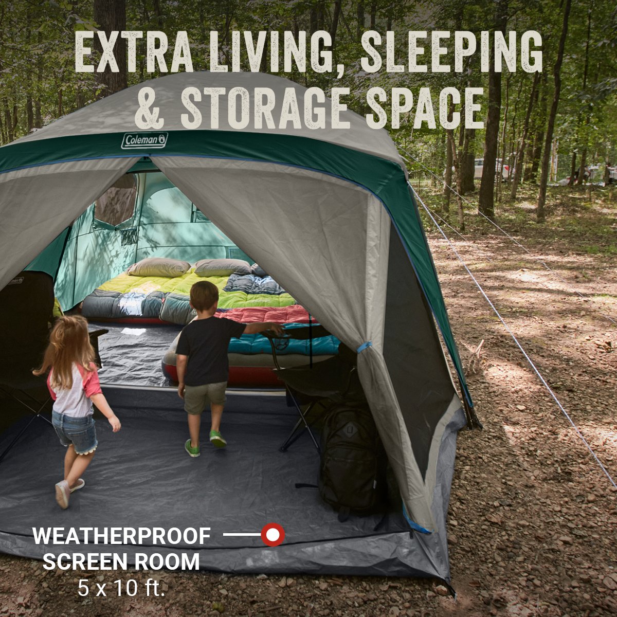 Coleman - 50% OFF select tents for a limited time!