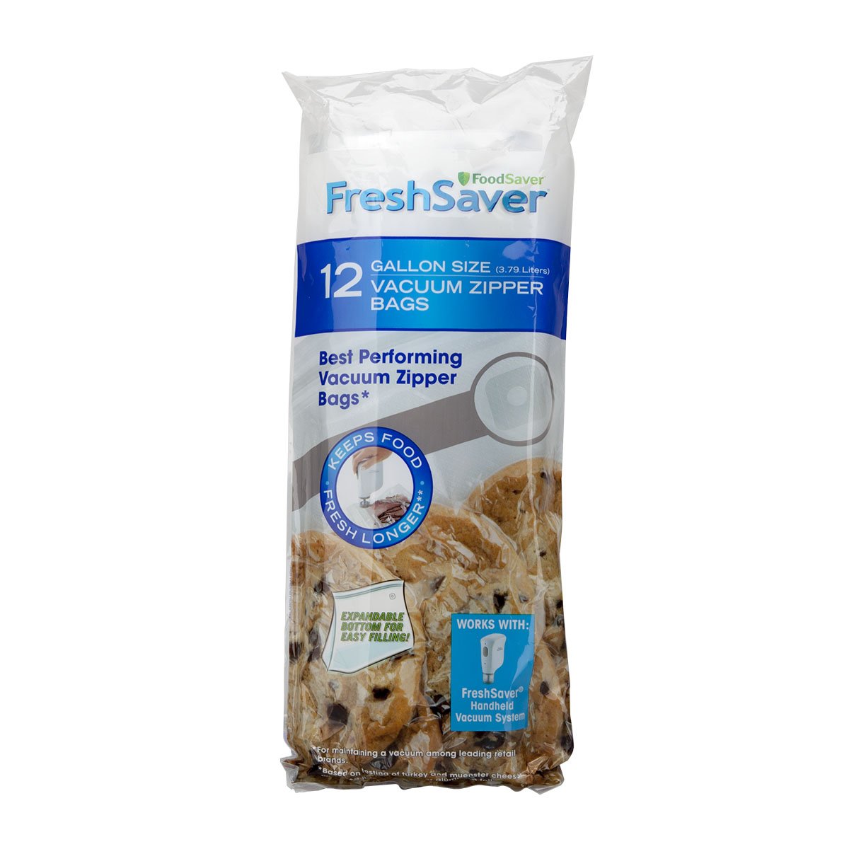 FoodSaver FoodSaver FreshSaver Refrigerator Gallon Zipper Vacuum Sealing Bags 15 Bags New 
