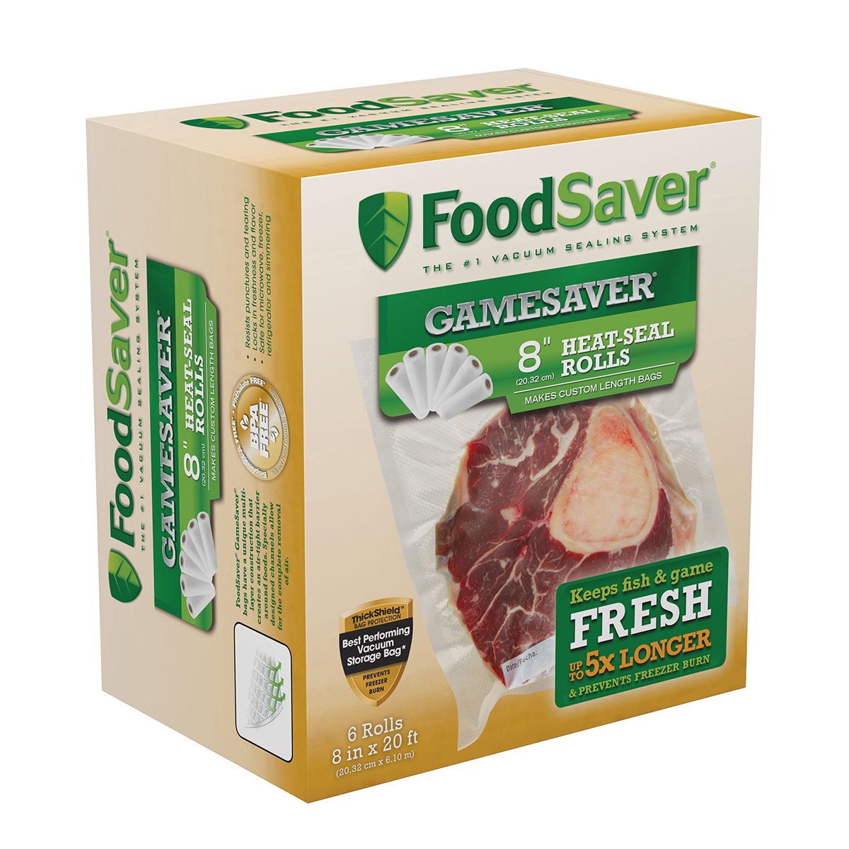 Foodsaver 8 x 20' Vacuum Seal Roll - 3 Pack