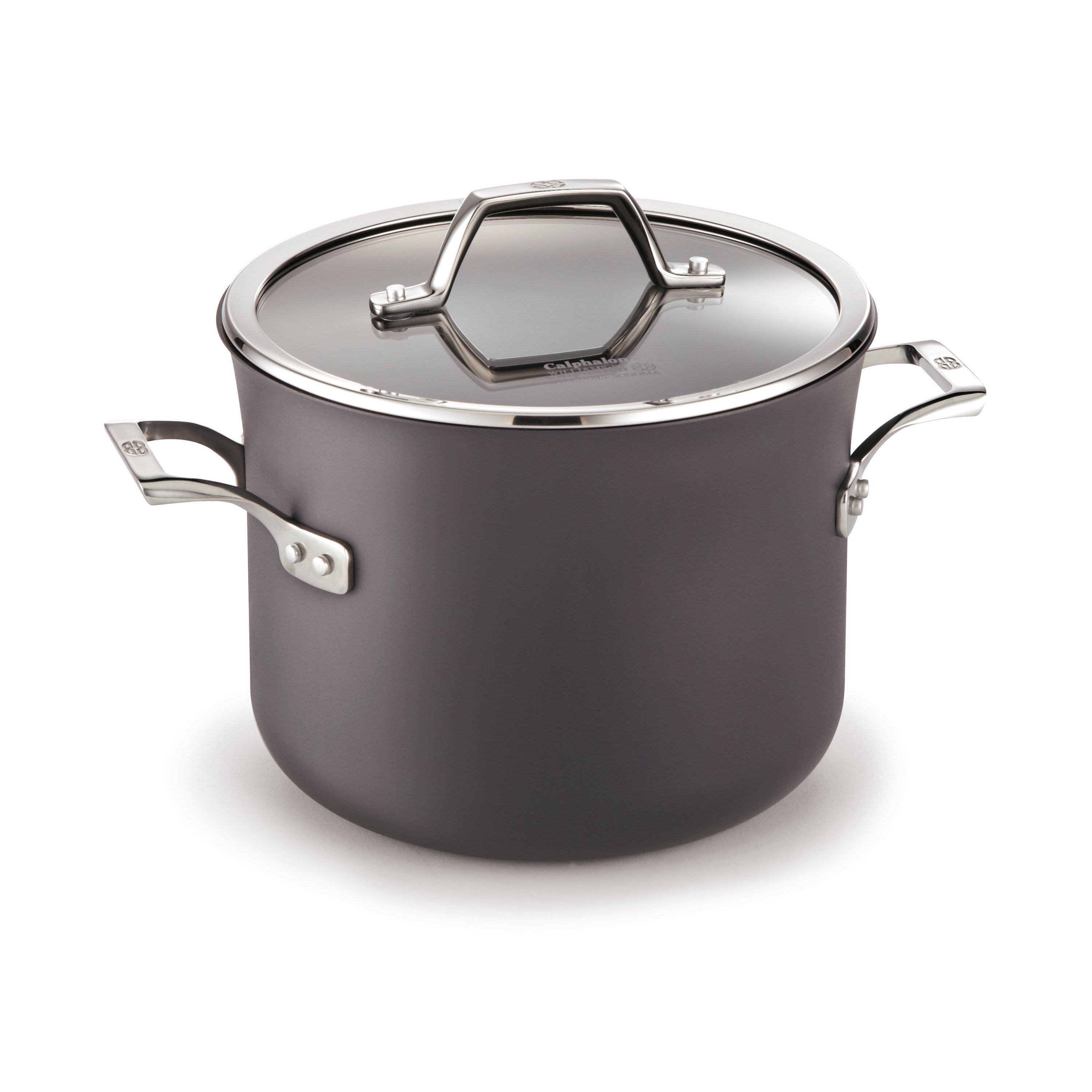 Williams-Sonoma Elite Hard-Anodized Nonstick 6-Quart Stock Pot with Cover