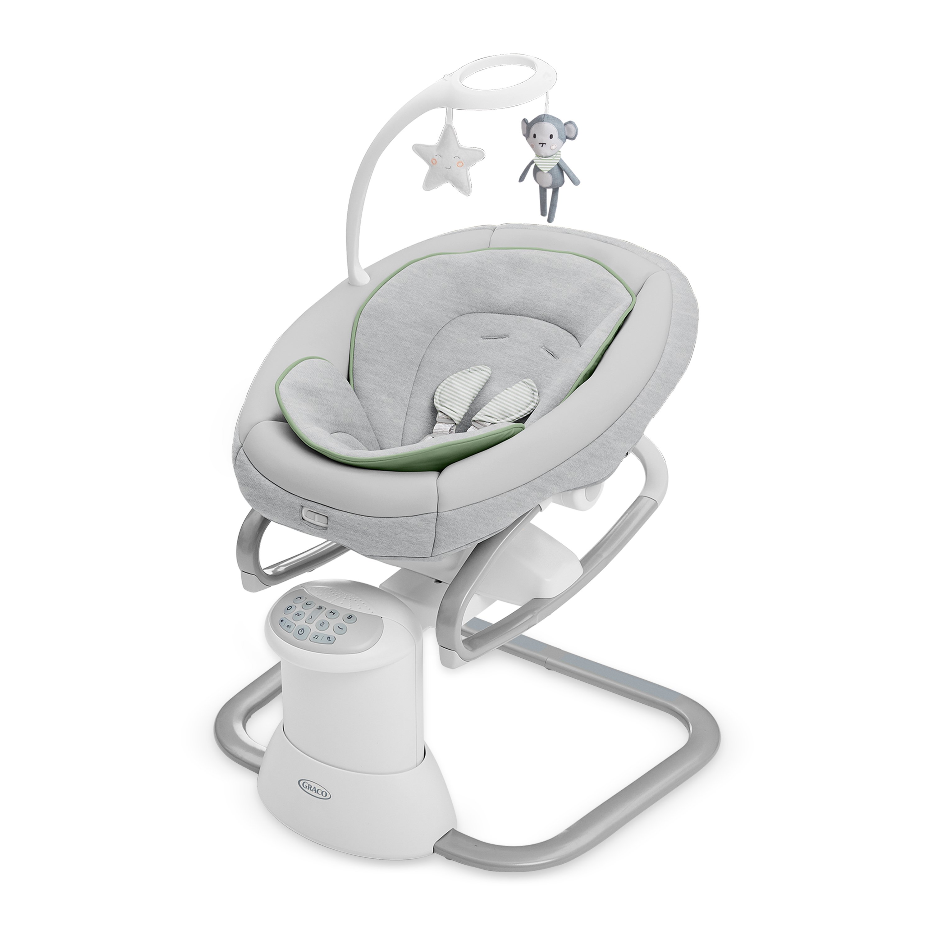 Graco self best sale rocking bassinet