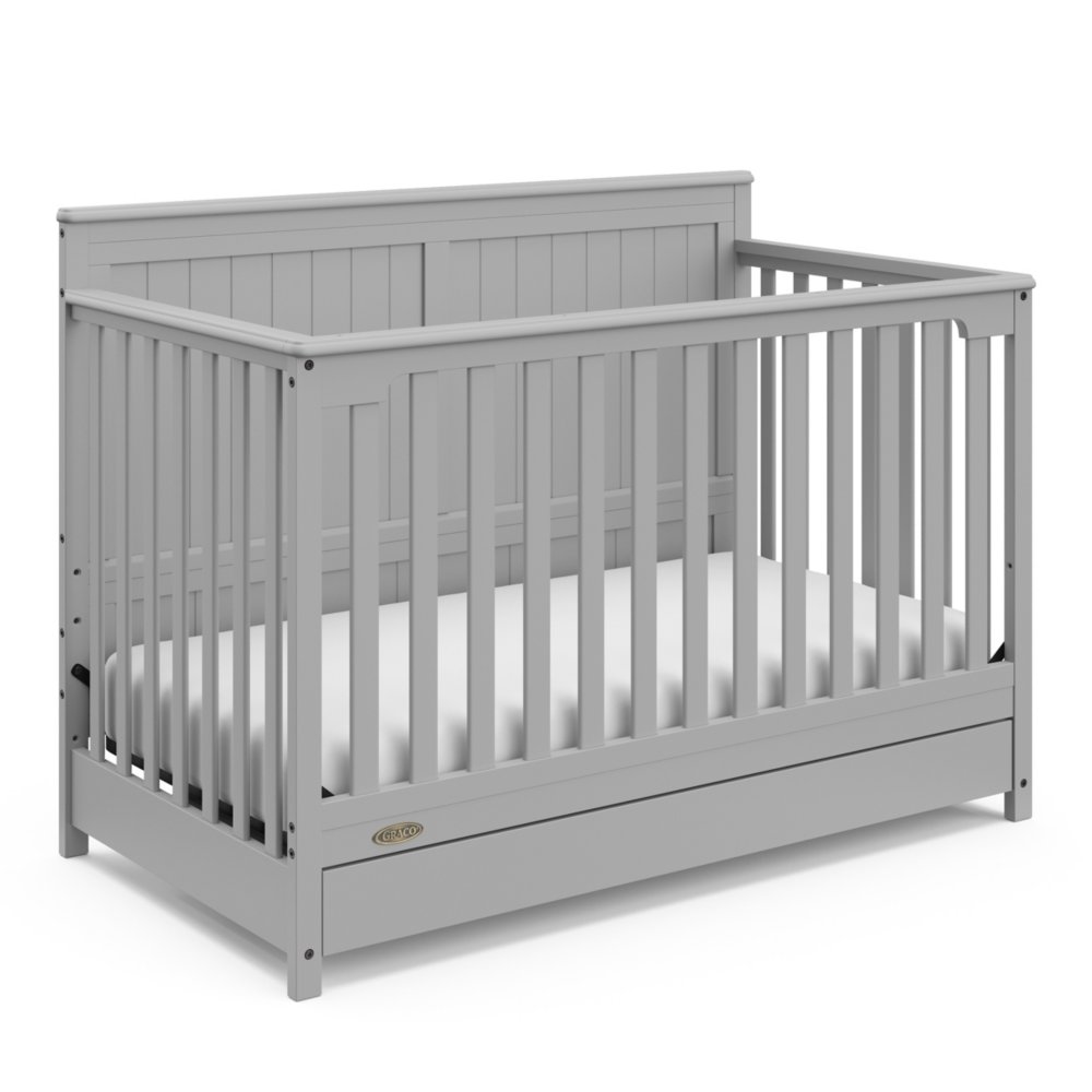 Crib with hot sale storage underneath