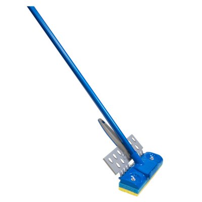 Quickie 554 055-4 Sponge Mop, Cellulene Sponge Mop Head, Steel Handle: Sponge  Mops (071798000558-1)