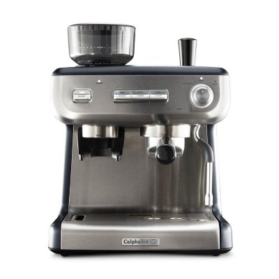 Calphalon Temp IQ Espresso Machine With Grinder And Steam Wand, Stainless