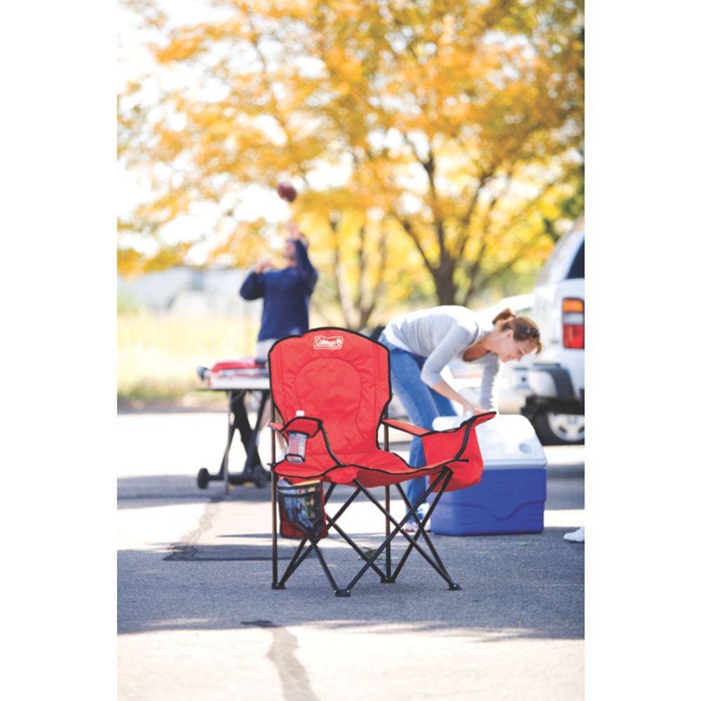 Coleman chair 2025 with cooler