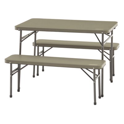 Folding Table and Bench Set 102cm