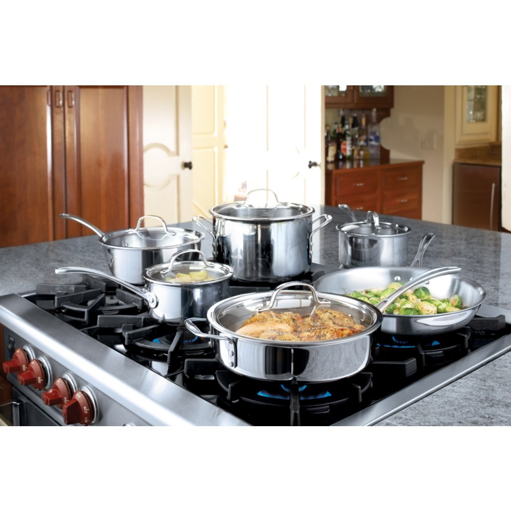 Calphalon Tri-Ply Stainless Steel 3-Quart Chef's Pan 