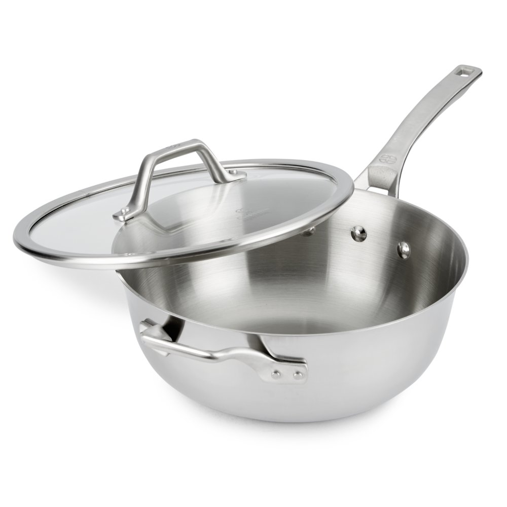 Calphalon AccuCore Stainless Steel 10 Skillet With Cover