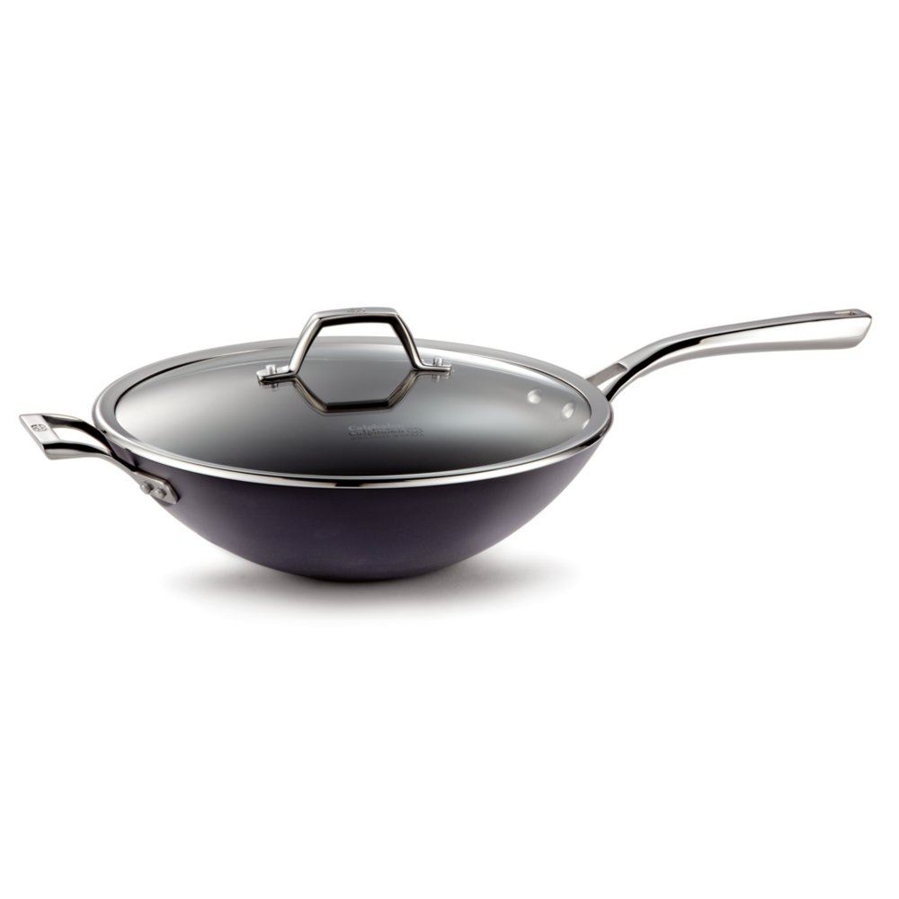 Williams-Sonoma Elite Hard-Anodized Nonstick 13-Inch Wok