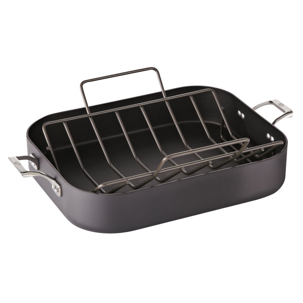 Williams-Sonoma Elite Hard-Anodized Nonstick 20-Inch Double Griddle with  Roasting Rack