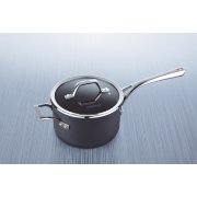 Calphalon Williams-Sonoma Elite Hard-Anodized Nonstick 3.5-Quart Sauce Pan with Cover image number 1