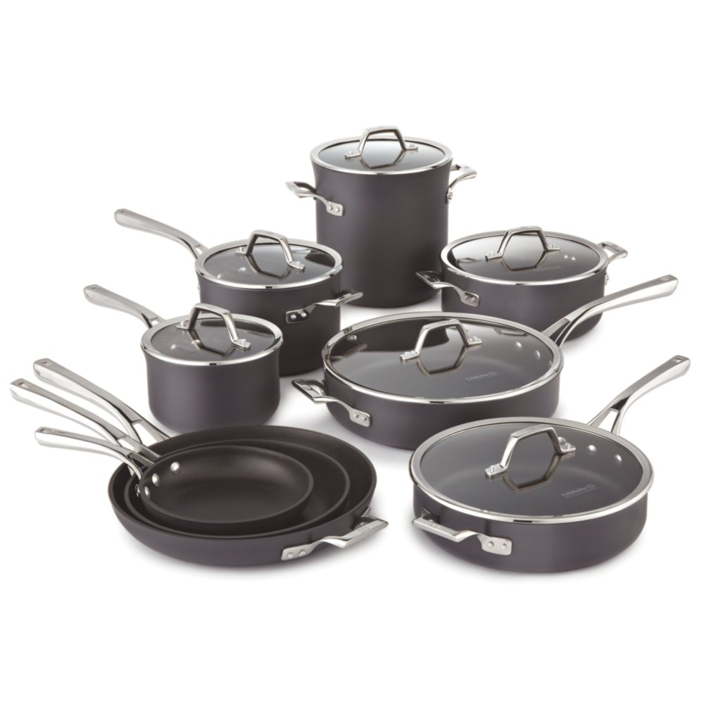 SereneLife 15 Piece Aluminum Nonstick Cookware Set in Gold SLCW15GLD - The  Home Depot