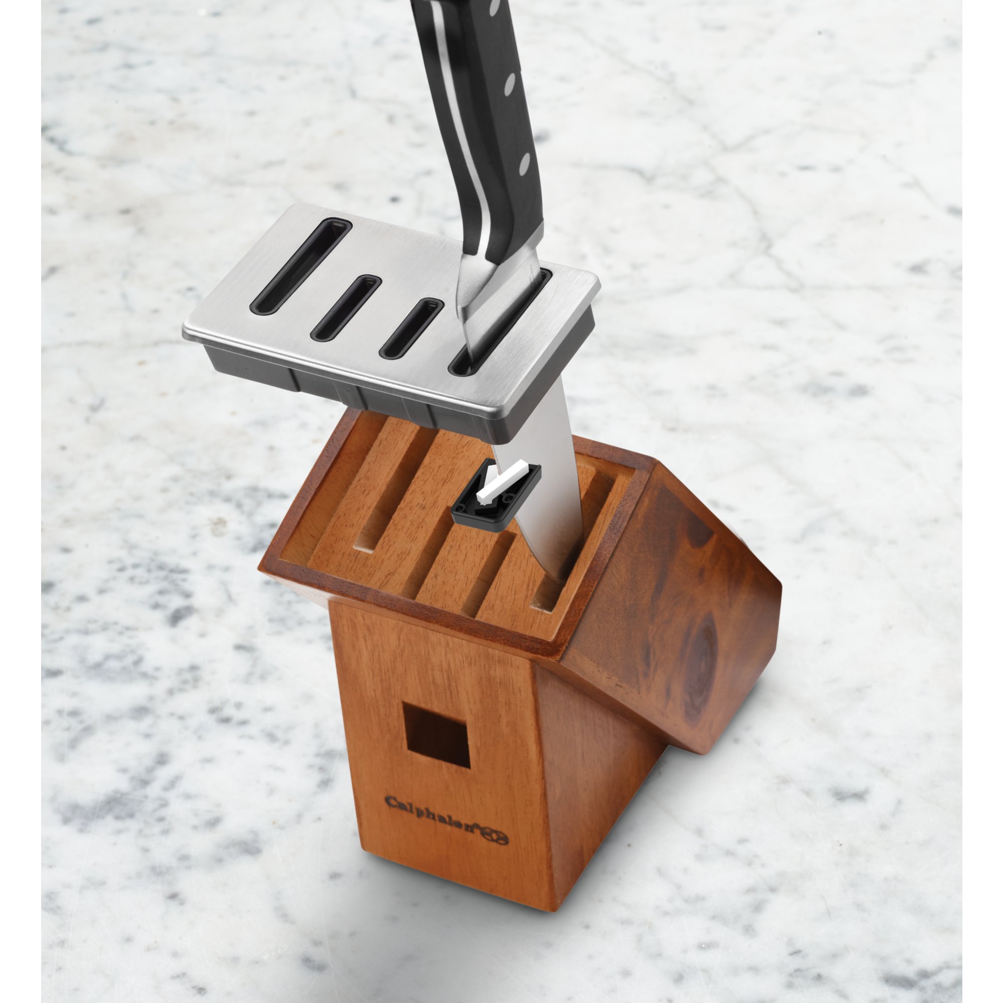Williams Sonoma Calphalon Contemporary Self-Sharpening Knife Block with  SharpIN Tehcnology, Set of 15