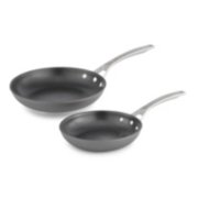 two different sized non stick pans image number 1