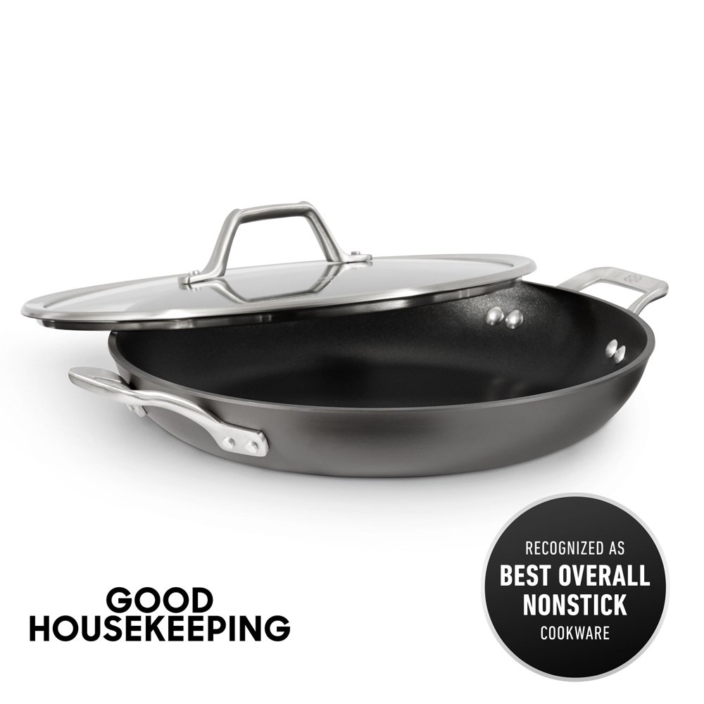 NuWave 12-in. Stainless Steel Everyday Pan with Lid 