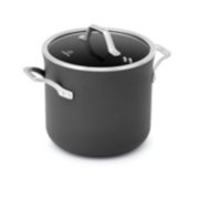 non stick stock pot with tempered glass lid image number 2