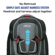 simply safe adjust harness system, headrest and harness adjust together, no rethread image number 3