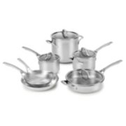 stainless steel pots and pans set image number 1