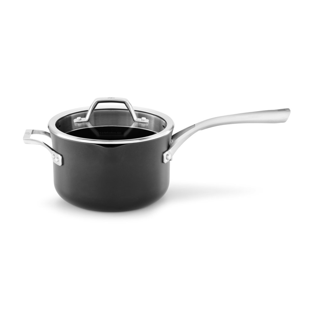 Nonstick 4-Quart Sauce Pan with Pour